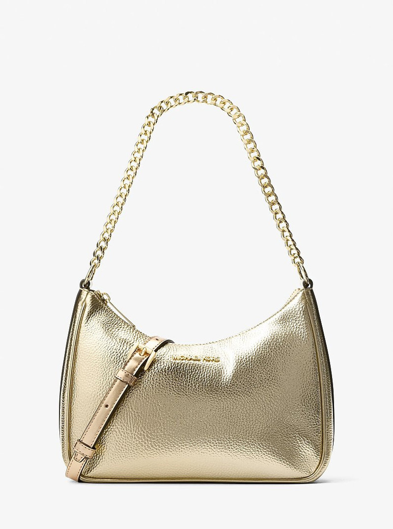 Jet Set Travel Large Metallic Convertible Crossbody Bag 1