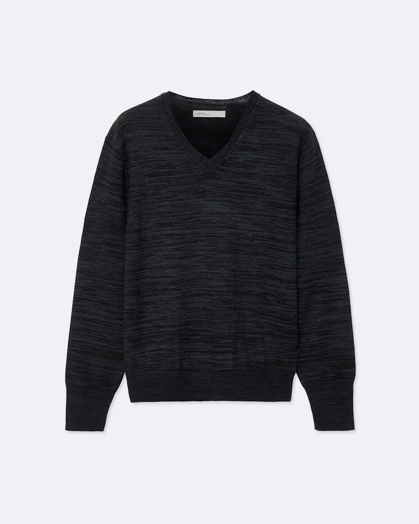 BETON MERINO WOOL V-NECK SWEATER - 1
