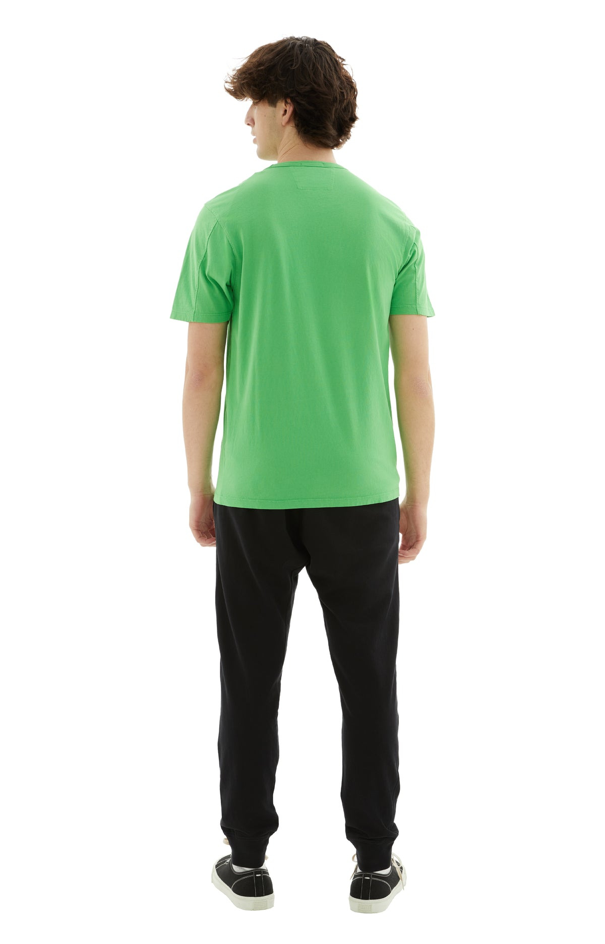 24/1 JERSEY RELAXED RESIST DYED T-SHIRT (GREEN) - 3