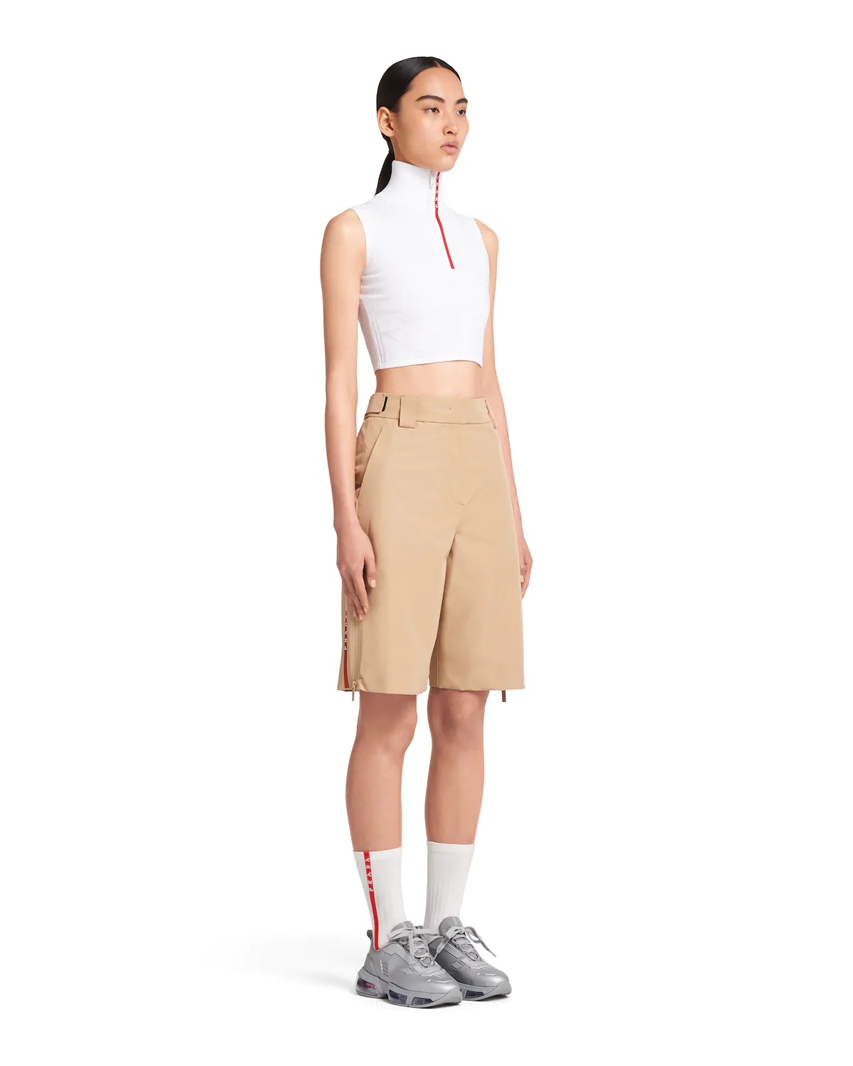 Oversized technical fabric Bermudas - 3