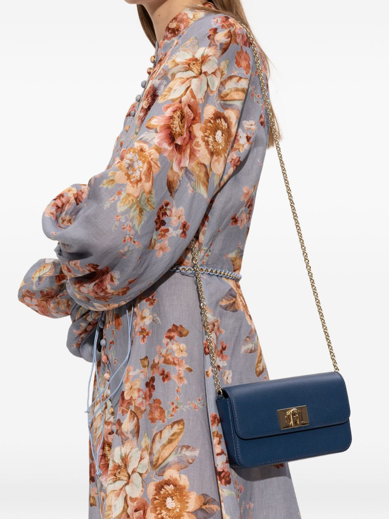 FURLA chain-strap leather cross body bag outlook