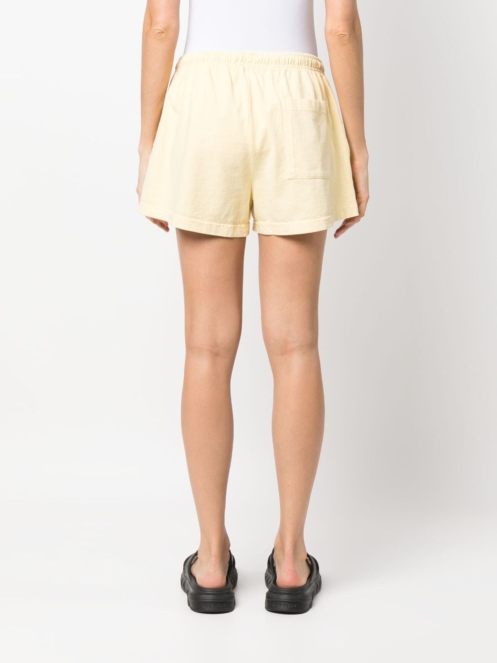 logo-print cotton mini shorts - 4
