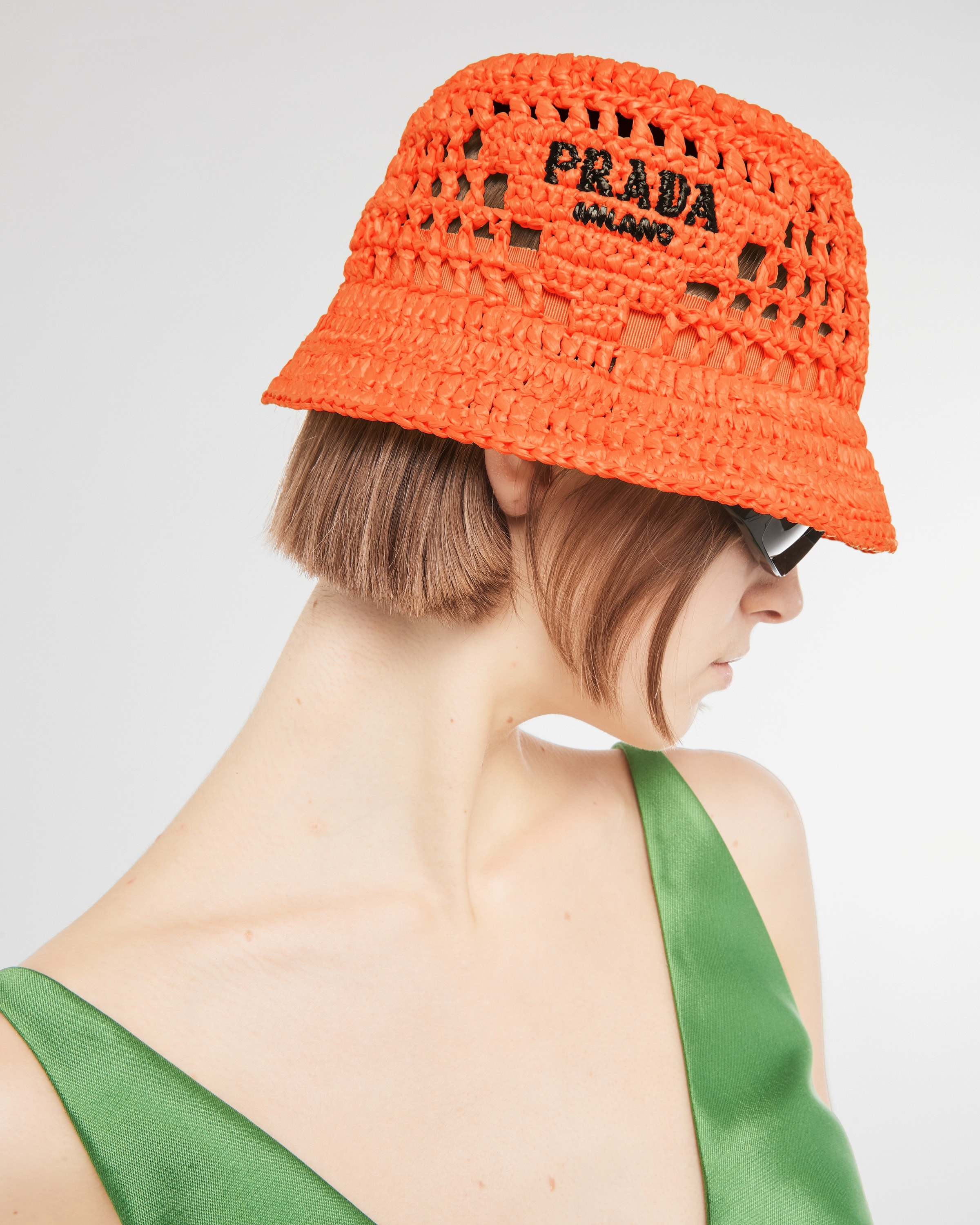 Woven fabric bucket hat - 2