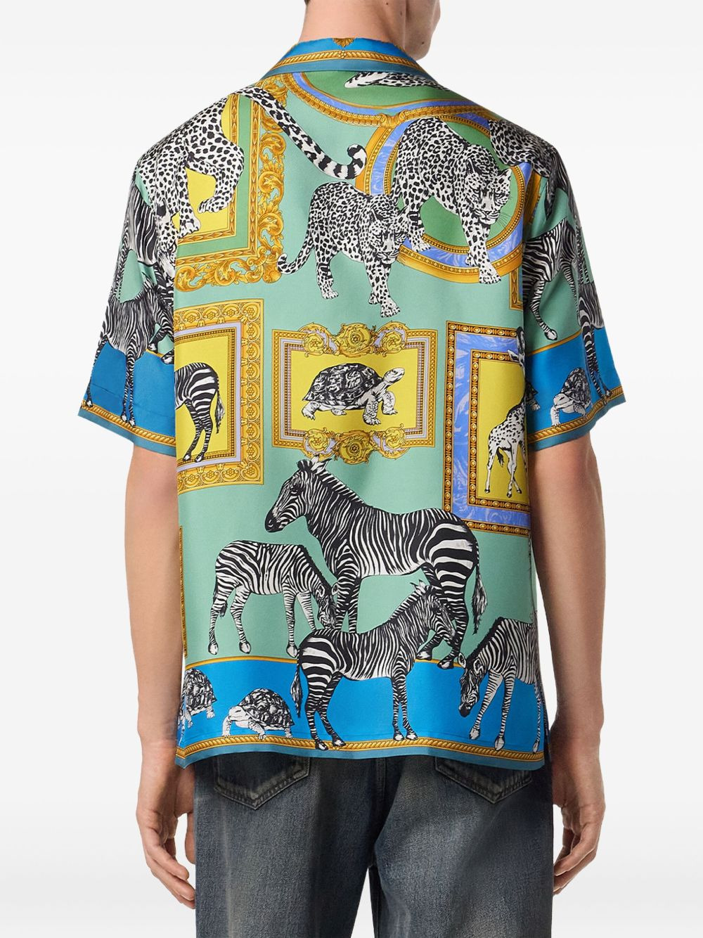 Safari printed silk shirt - 4