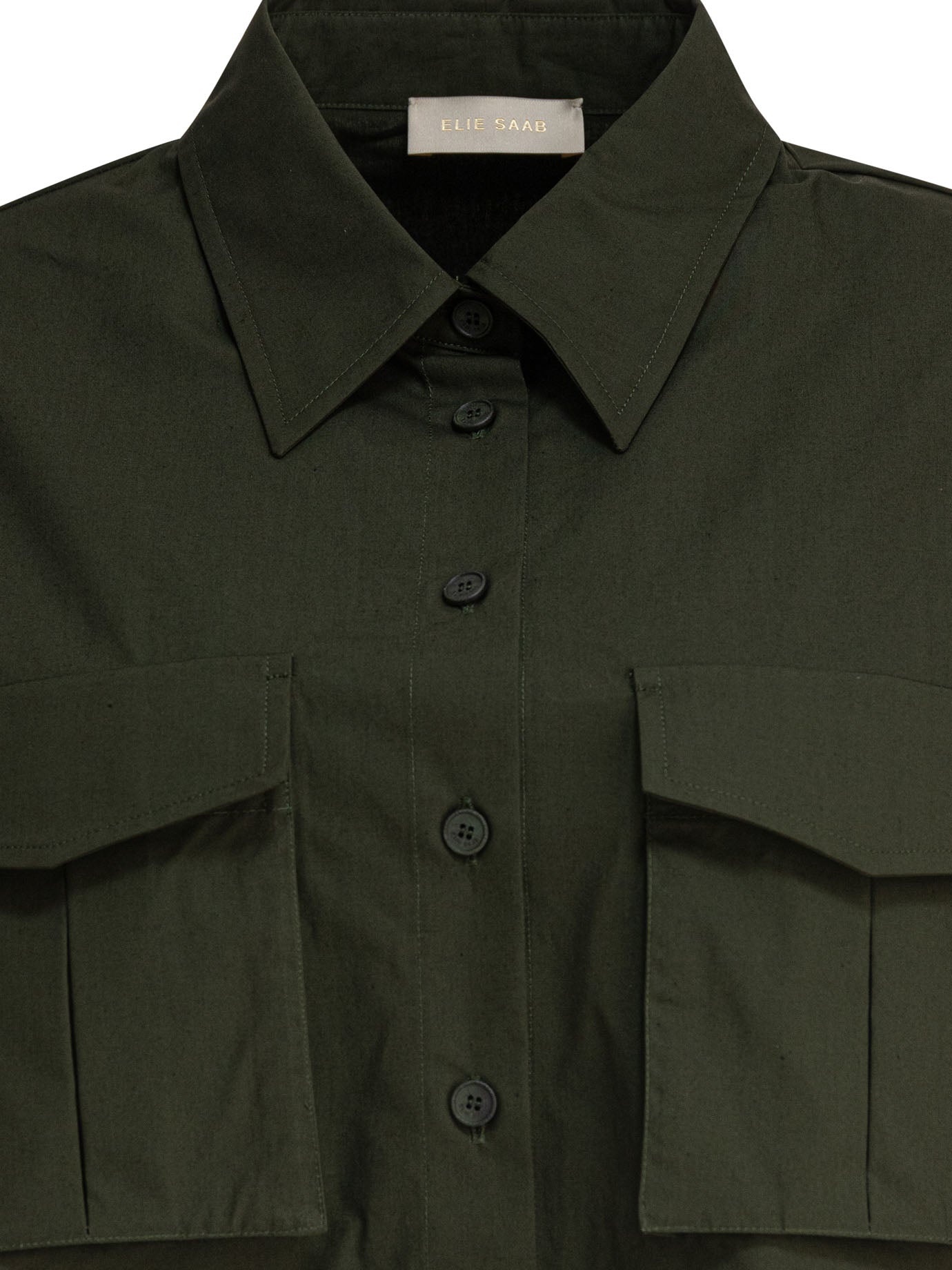 Elie Saab Poplin Shirt Palm Shade38 Popeline - 3