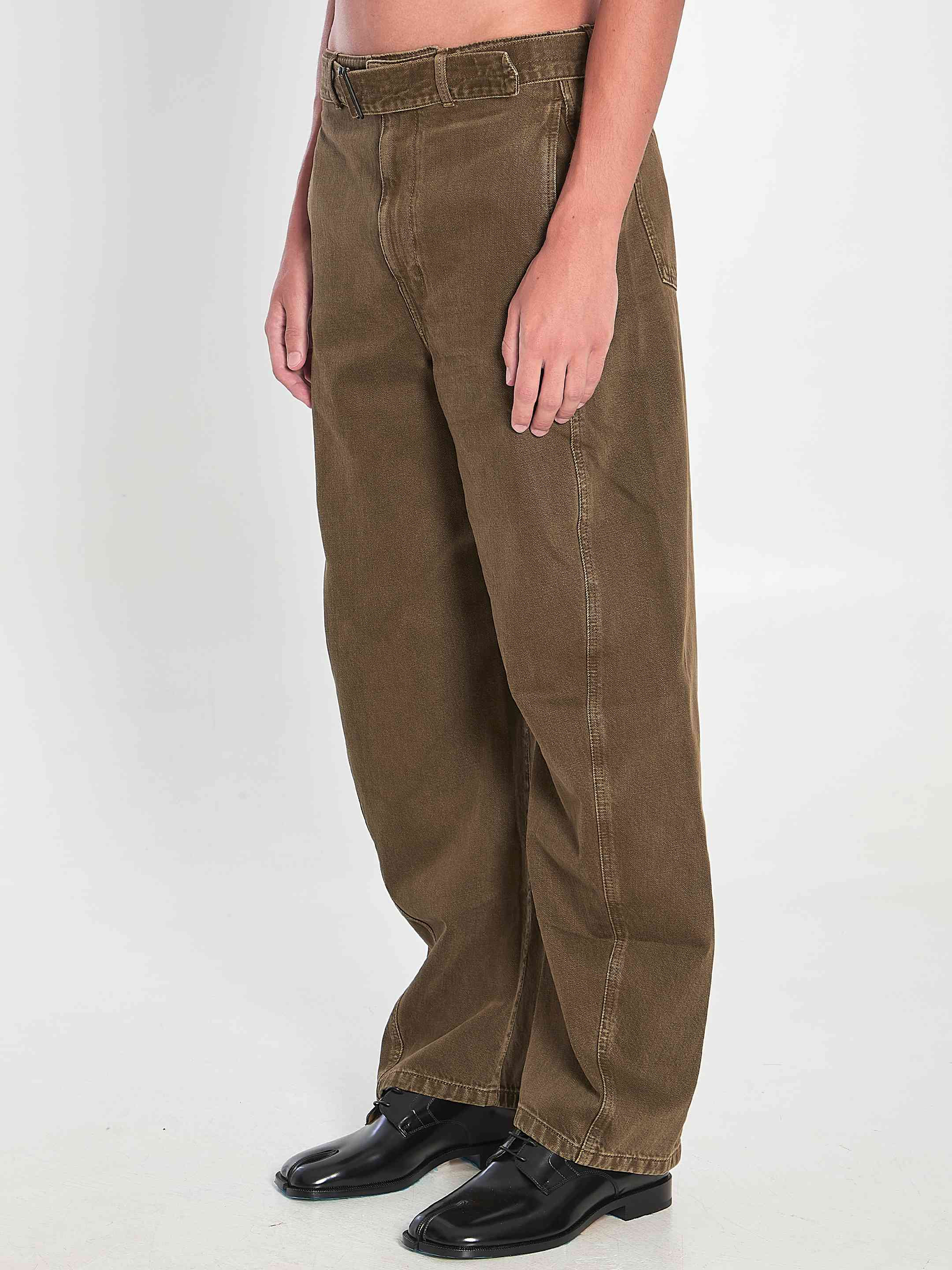 Lemaire Men Twisted Denim Trousers - 2