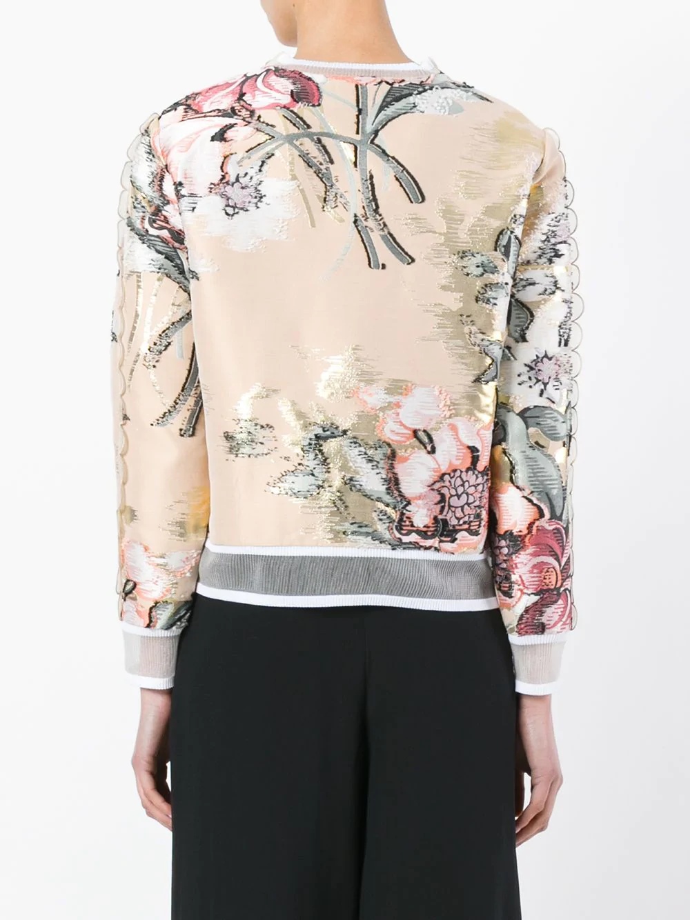 layered floral top - 4