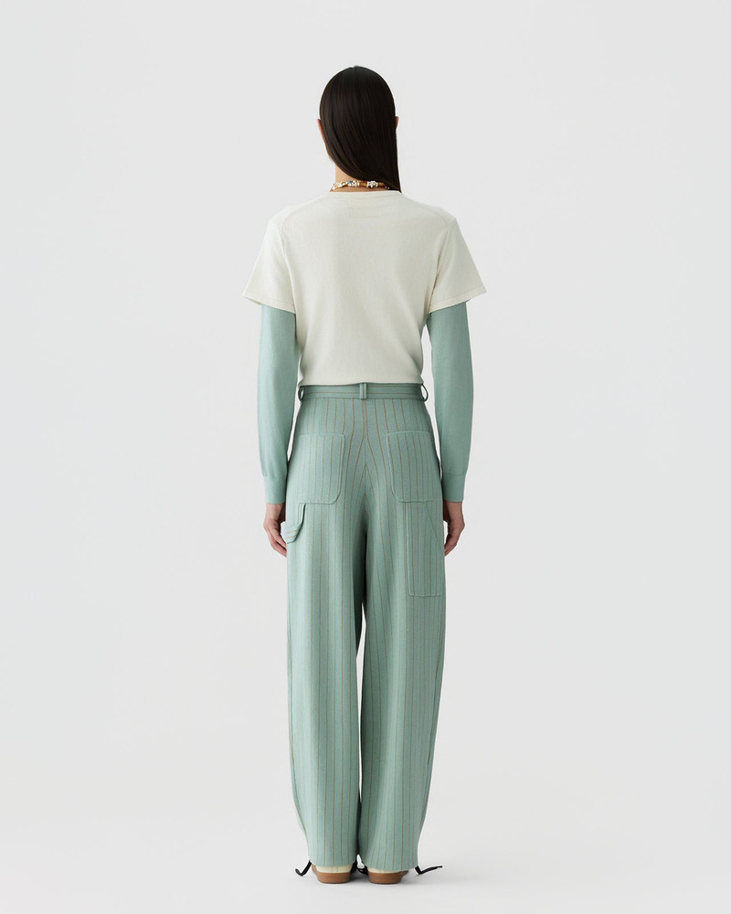 Pinstripe Carpenter Pant 3
