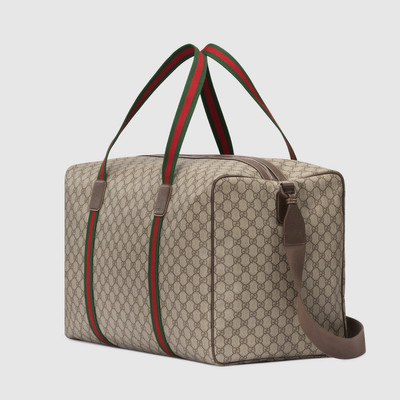 GUCCI Maxi duffle bag with Web outlook