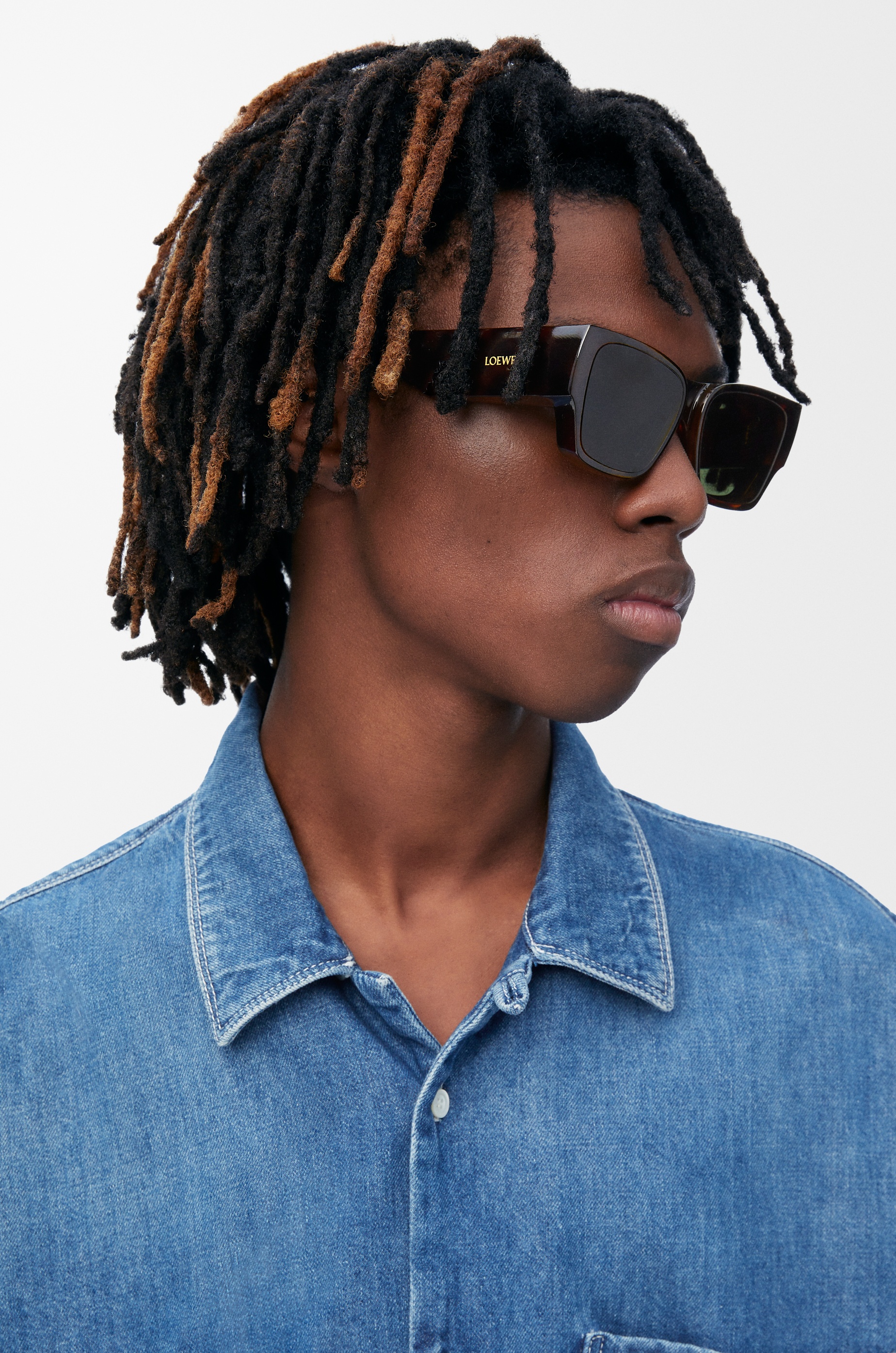 Front lenses square sunglasses - 3