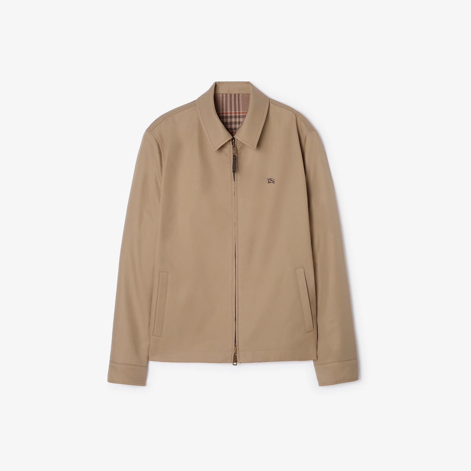 Reversible Tropical Gabardine Bloomsbury Harrington Jacket - 1