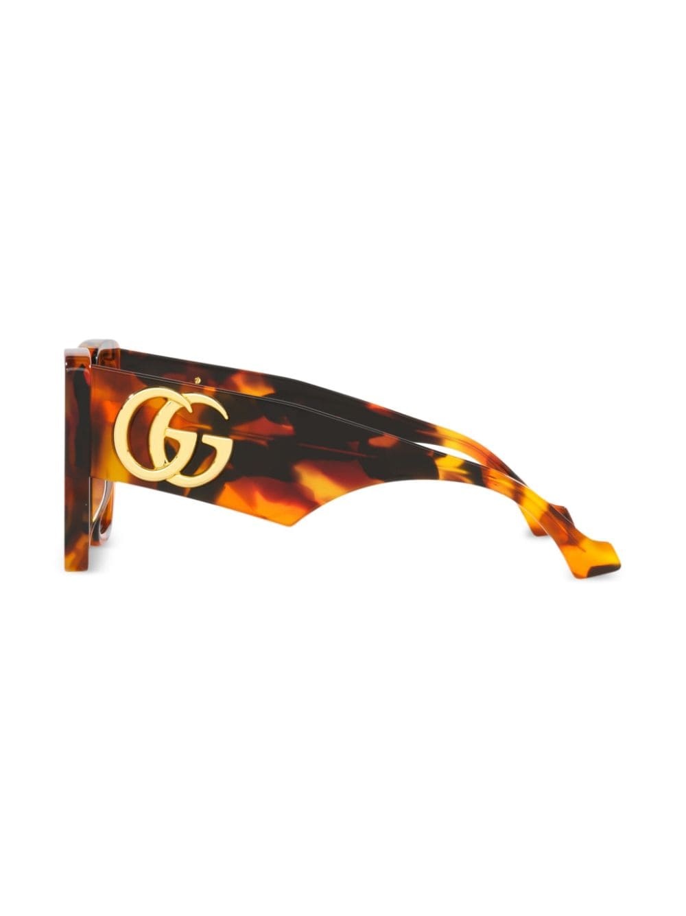 tortoiseshell square-frame sunglasses - 3