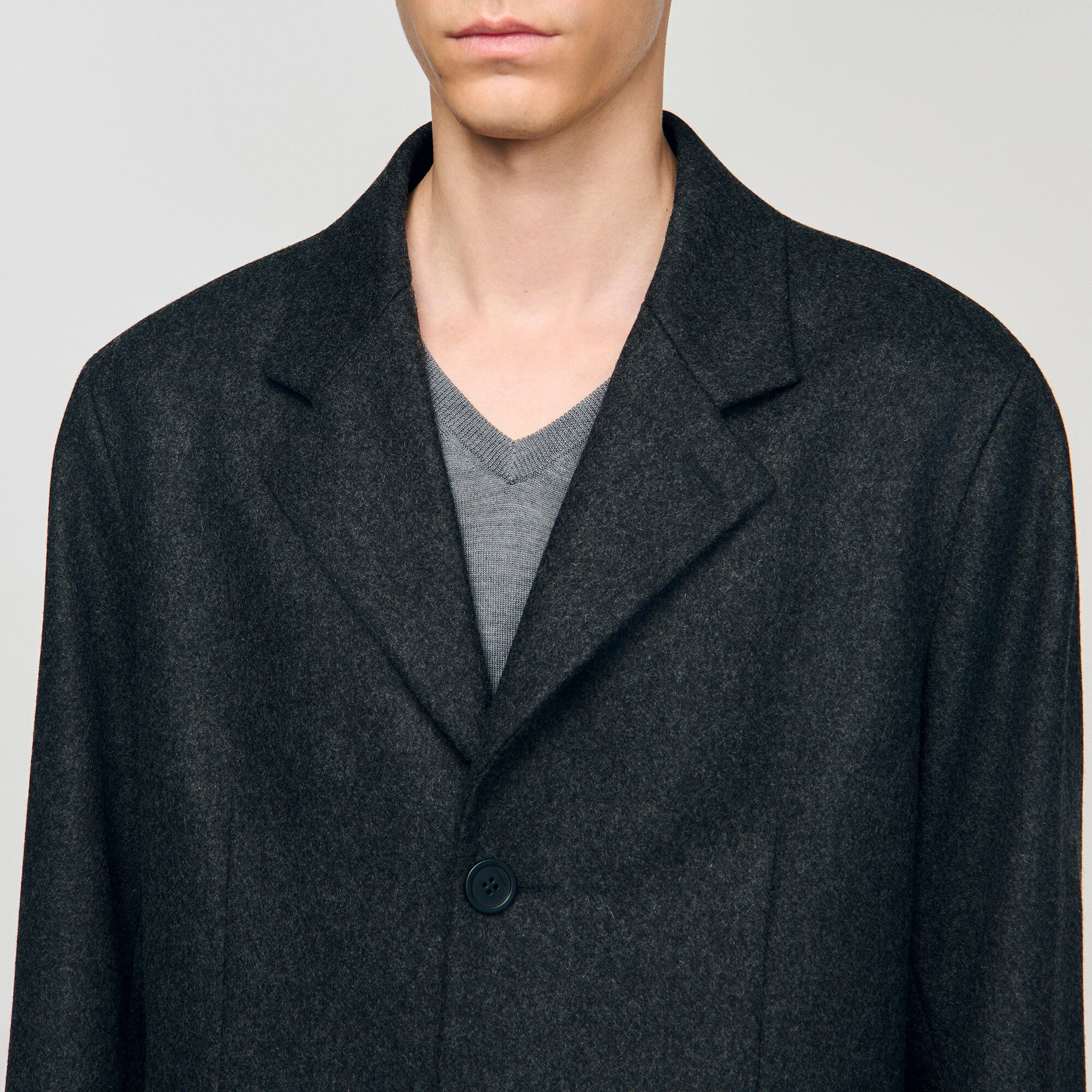 WOOL BROADCLOTH COAT - 3