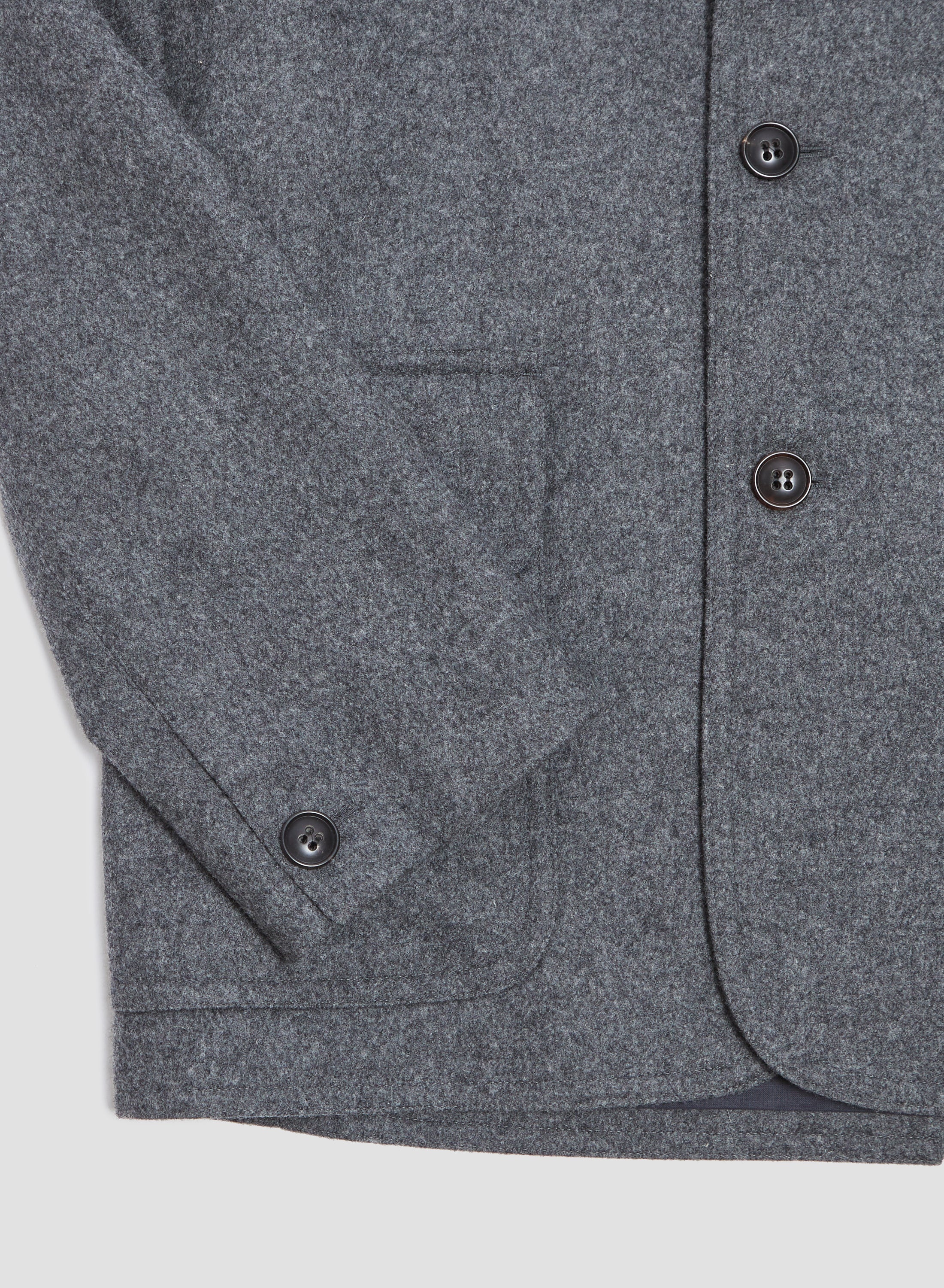 Sandy Irvine Jacket in Grey Flannel - 8