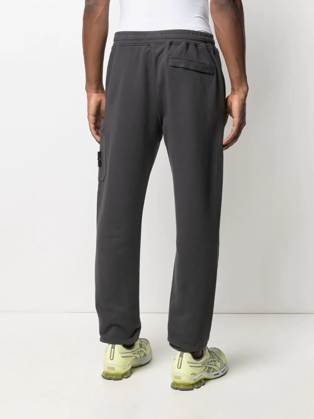 logo-patch slim-fit track pants - 4