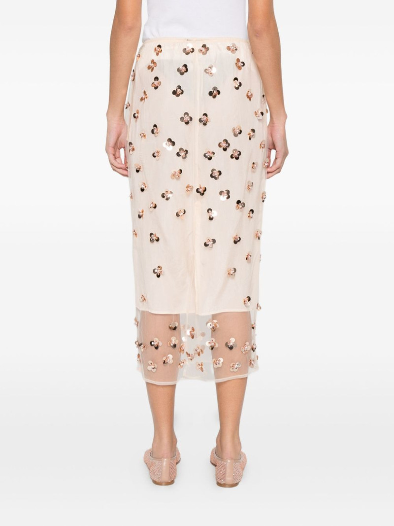 flower-detail midi skirt 4