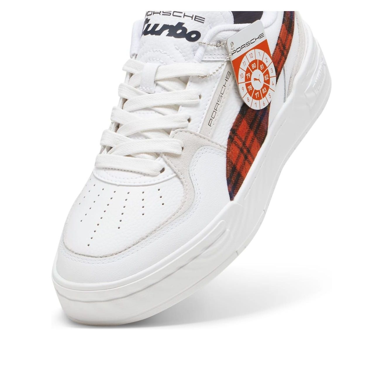 PUMA x Porsche Legacy CA Pro 'Tartan Formstrip White Redmazing' 308418-01 - 5