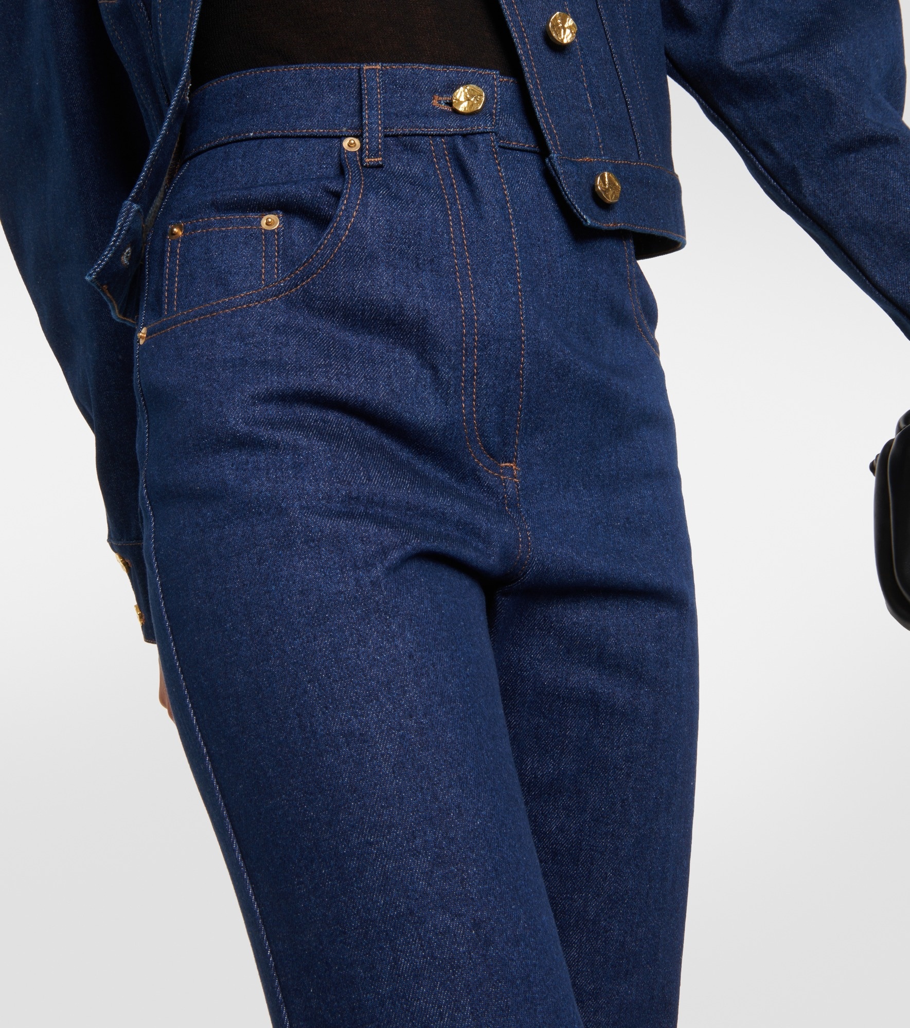 High-rise flared jeans - 4