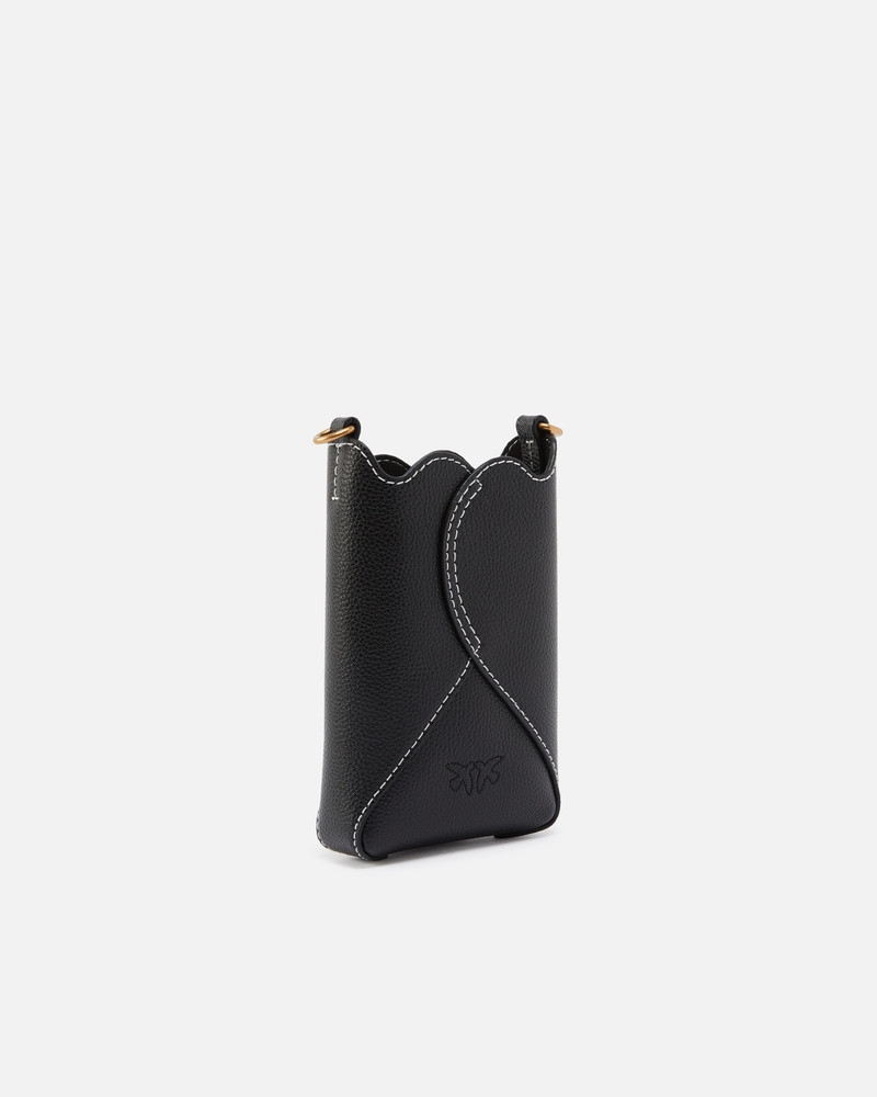 PINKO LEATHER CROSSBODY SMARTPHONE CASE outlook