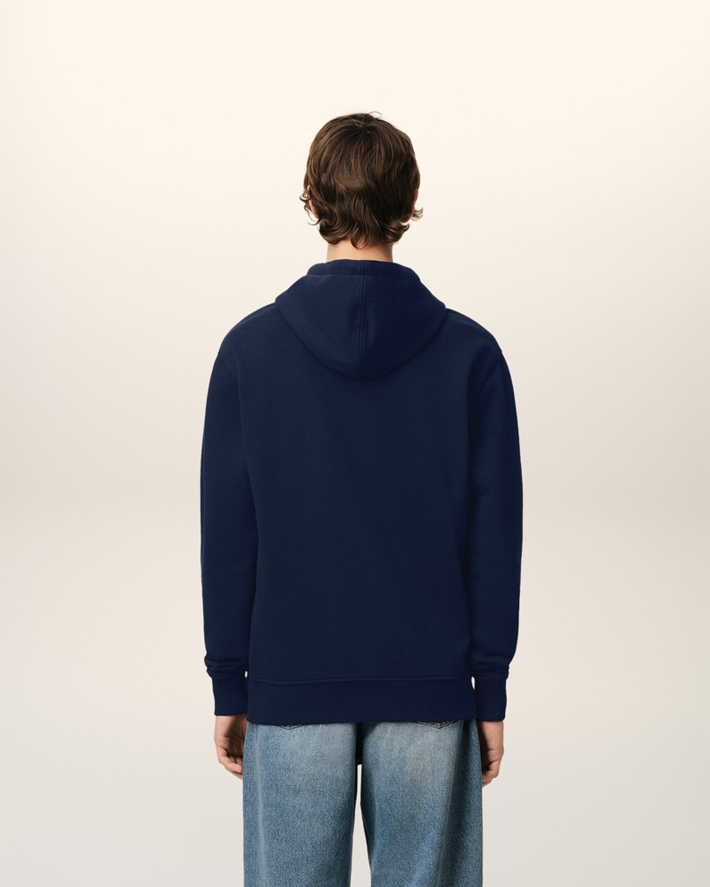 NAVY COTTON AMI DE COEUR HOODIE 5