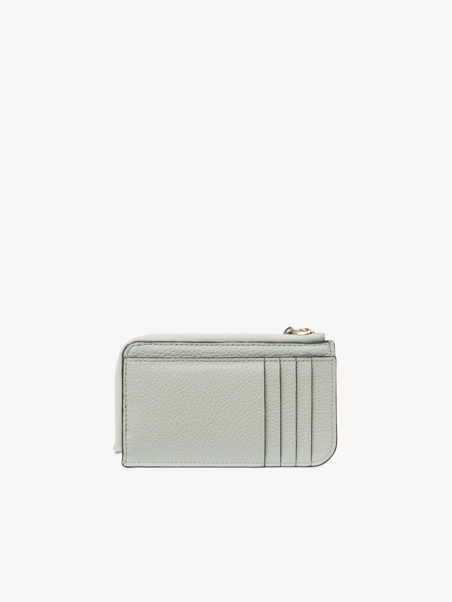 ALPHABET WALLET IN GRAINED LEATHER - 4