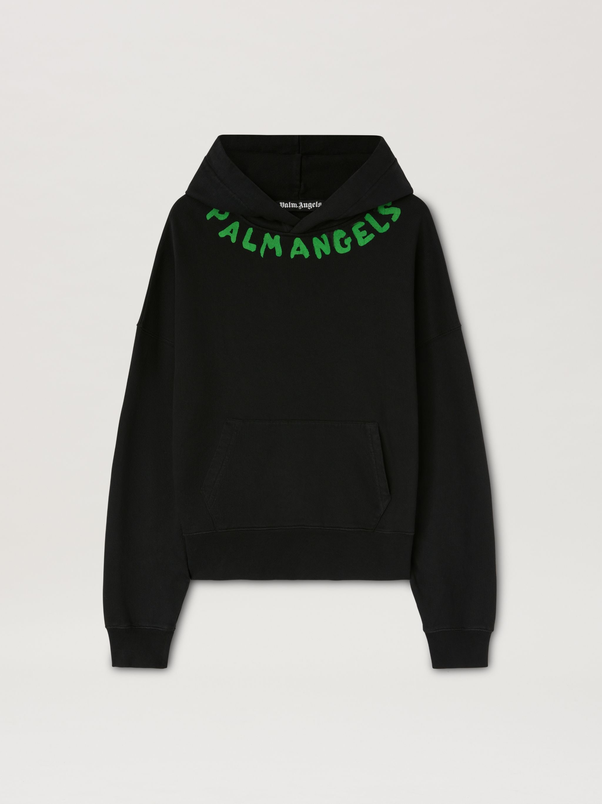 【関税込み】PALM ANGELS PA MONOGRAM STATEMENT JERSEY HOODIE Monogram Statement Hoodie in black - Palm Angels® Official
