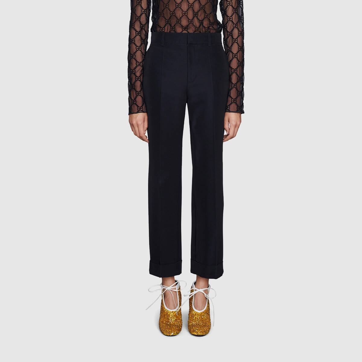 Faille cuffed ankle pant - 3