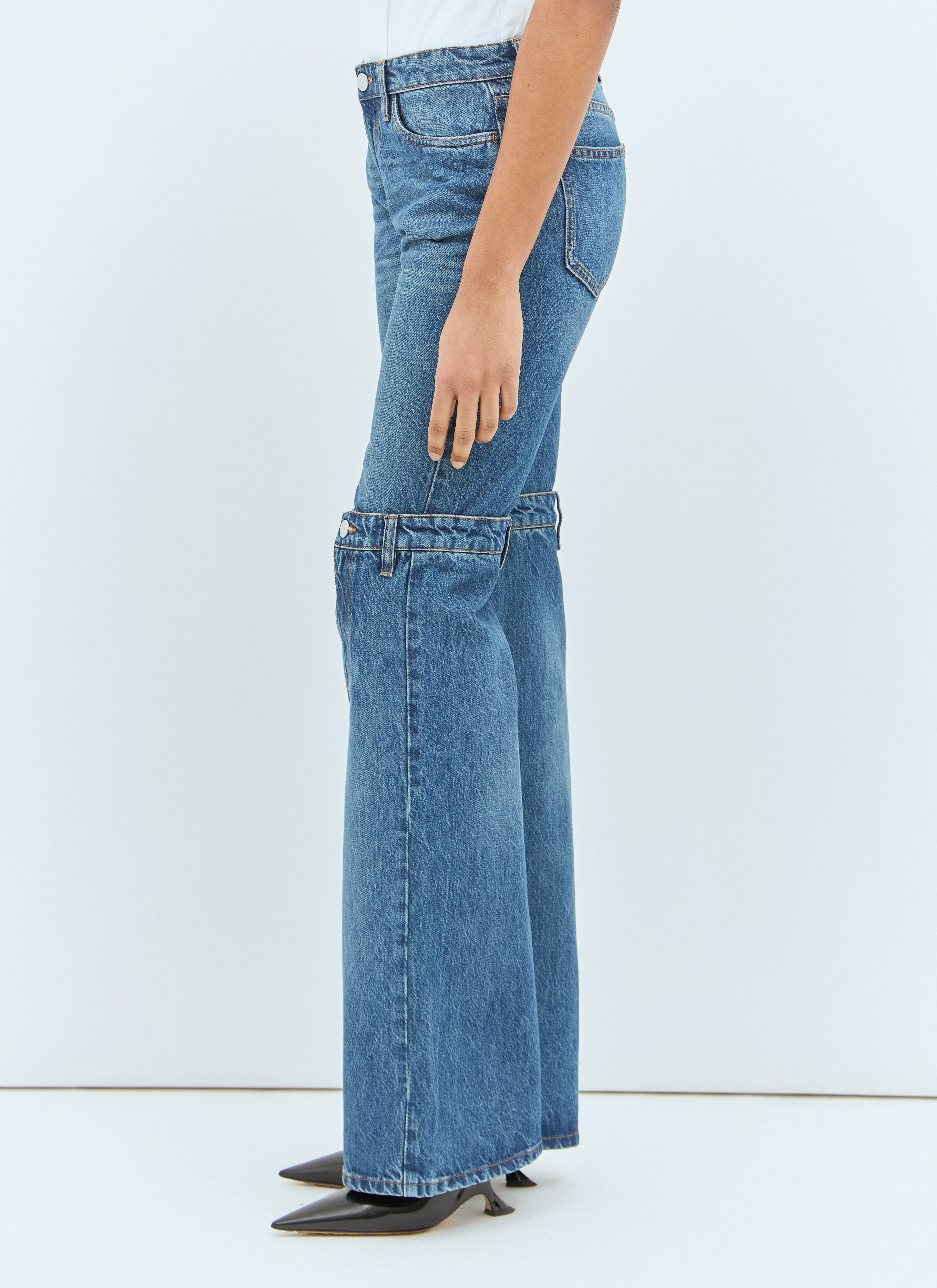 Coperni Women Open-Knee Jeans - 4