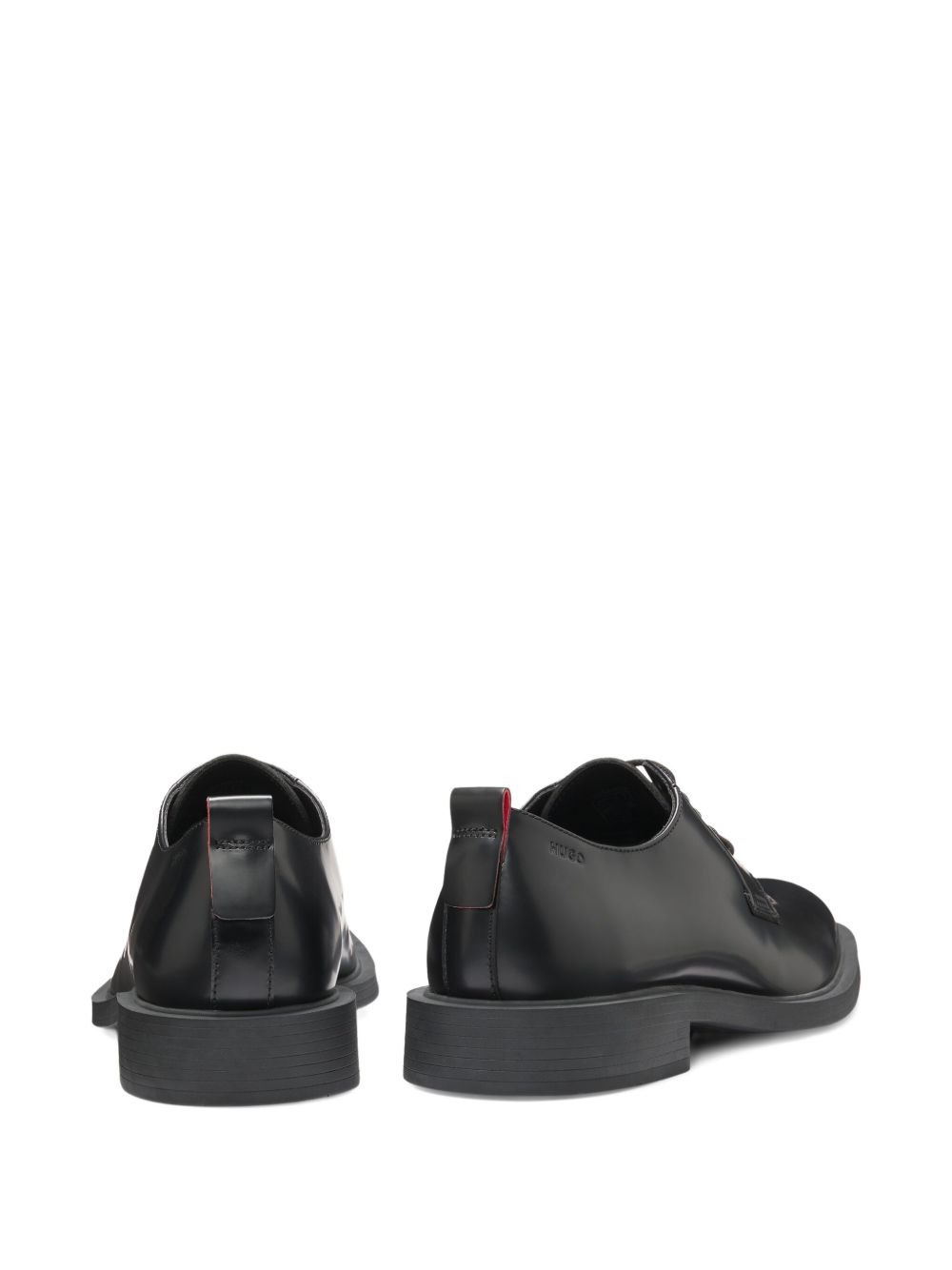 leather derby shoes - 3