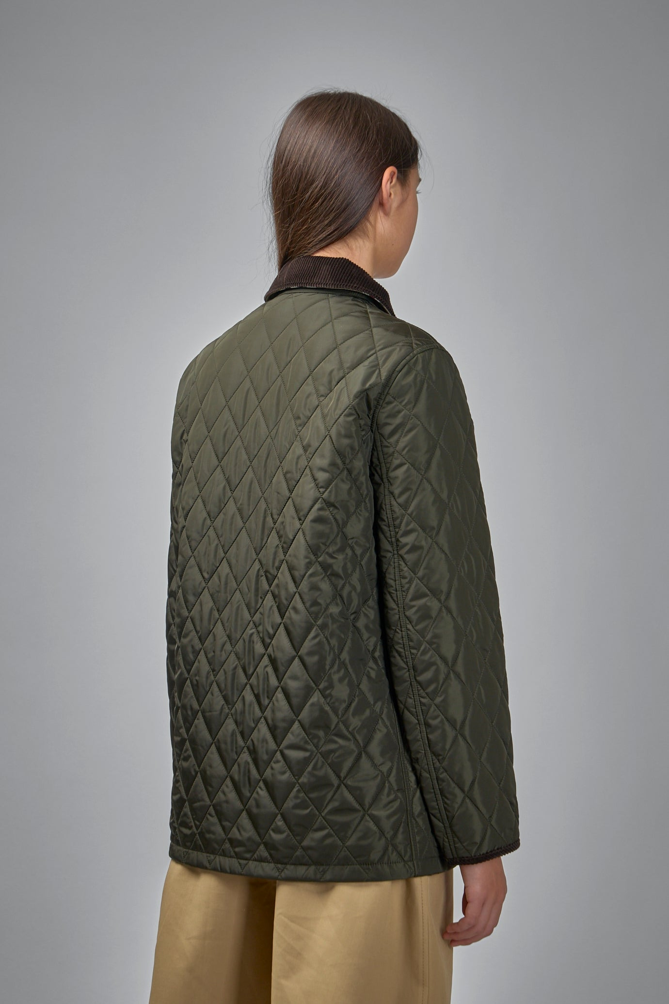 Cropped Quilted Nylon Jacket - 3