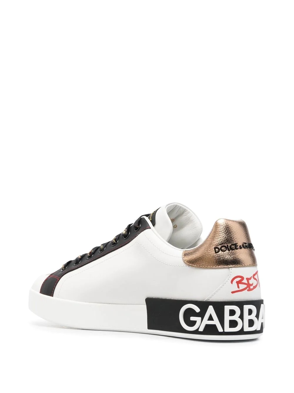 Portofino slogan print sneakers - 3