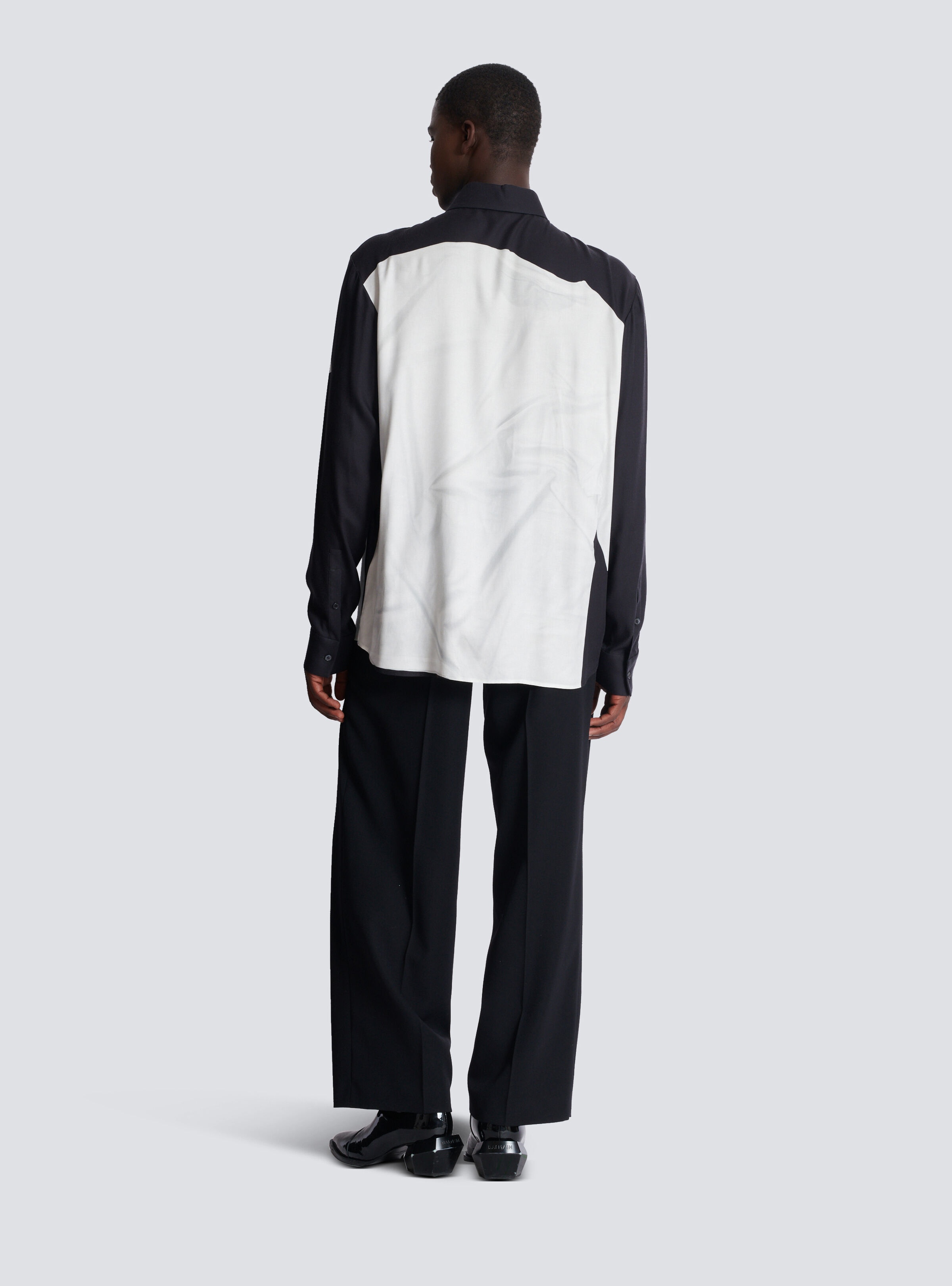 Shirt with T-shirt print - 4