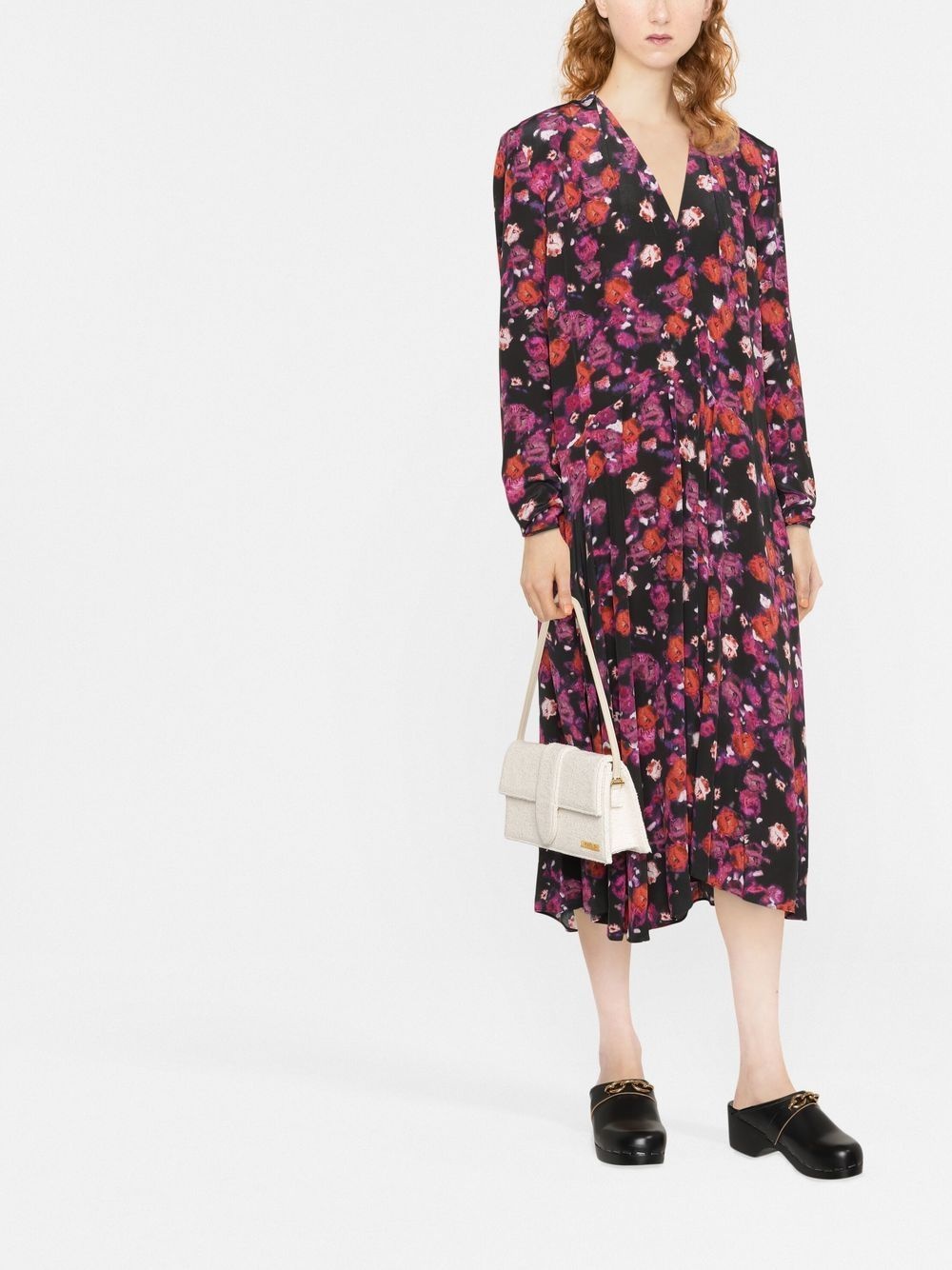 floral-print dress - 2
