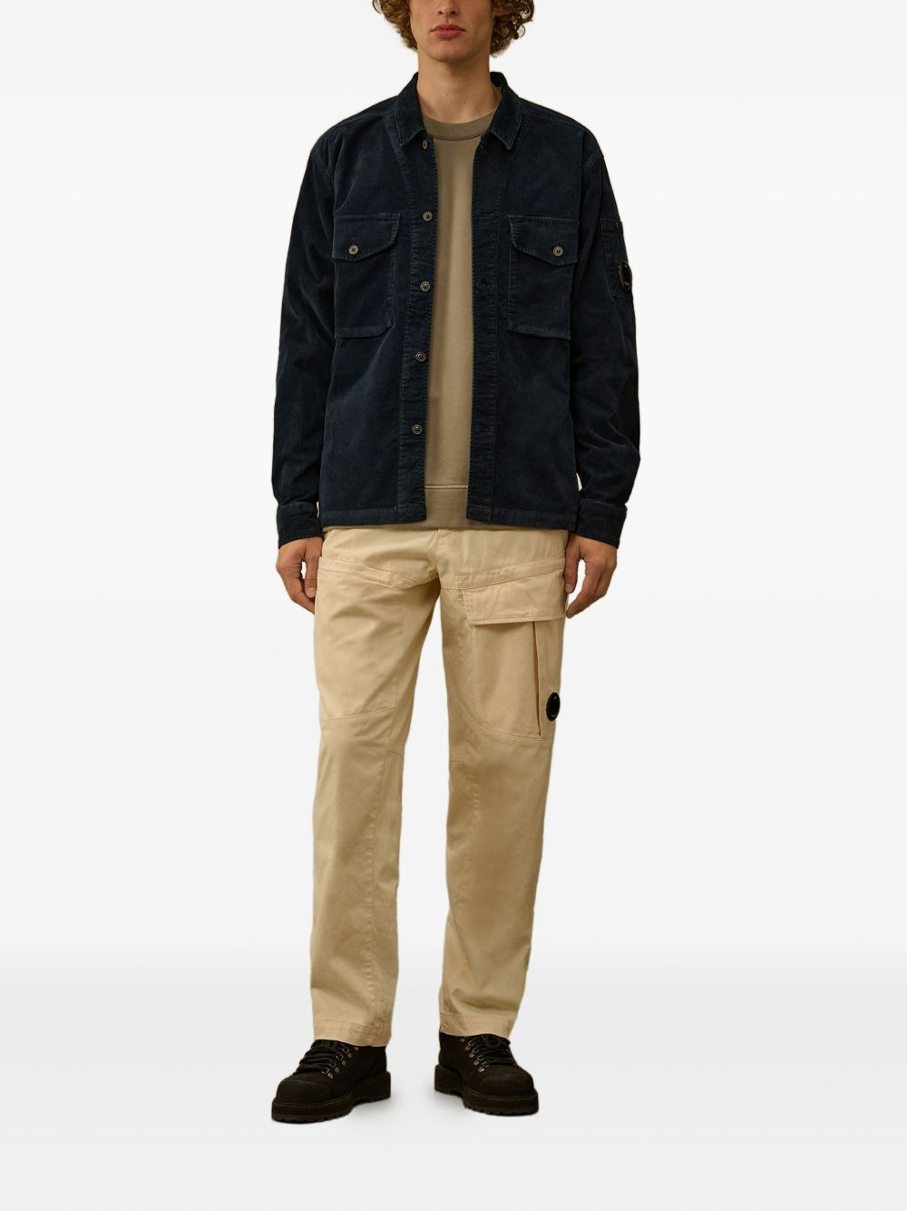corduroy pocket shirt jacket - 2