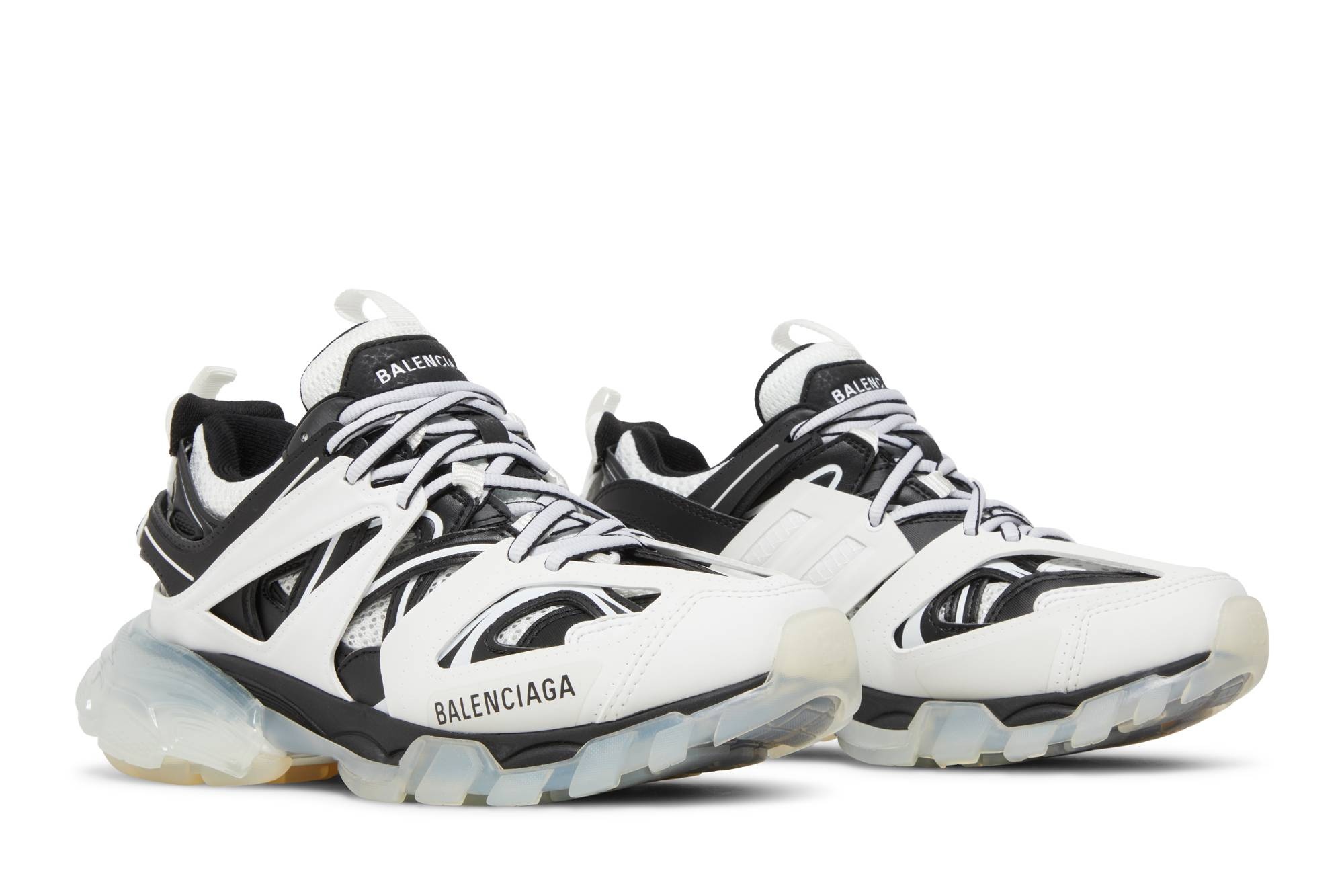 Balenciaga Wmns Track Sneaker 'Clear Sole - White Black' - 8