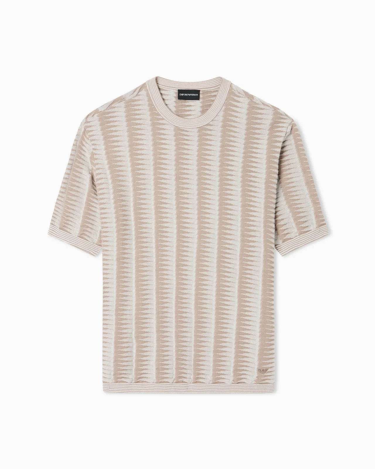 JUMPER WITH TWO-TONED JACQUARD MOTIF - 1