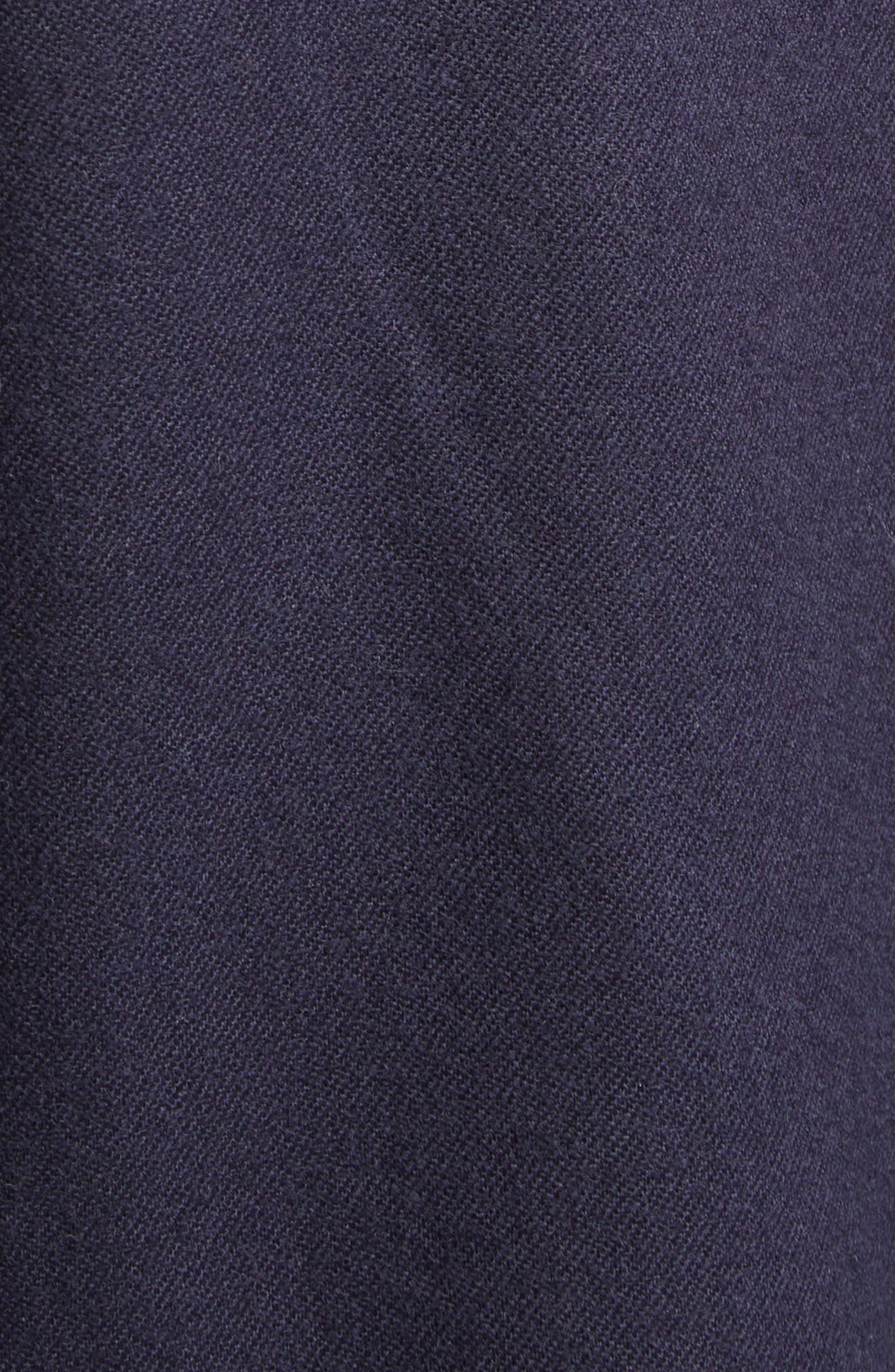 Stella McCartney Pleated Wide Leg Wool Crop Trousers in 4000 - 7