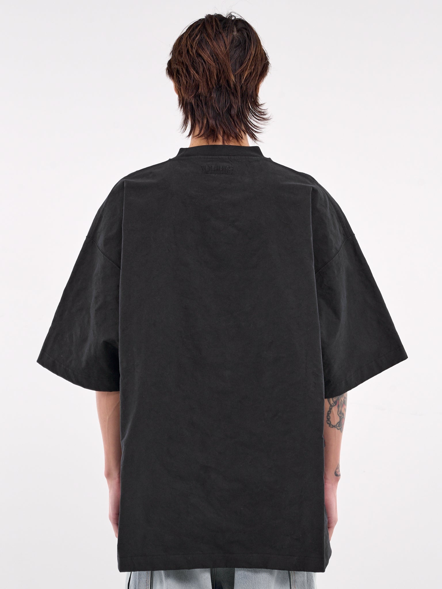 Metalized Wrinkled Graphic Tee - 3