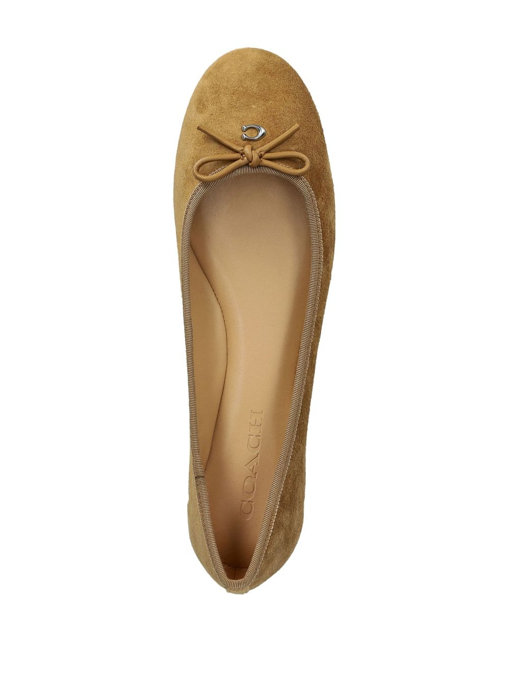 suede ballerina shoes - 4