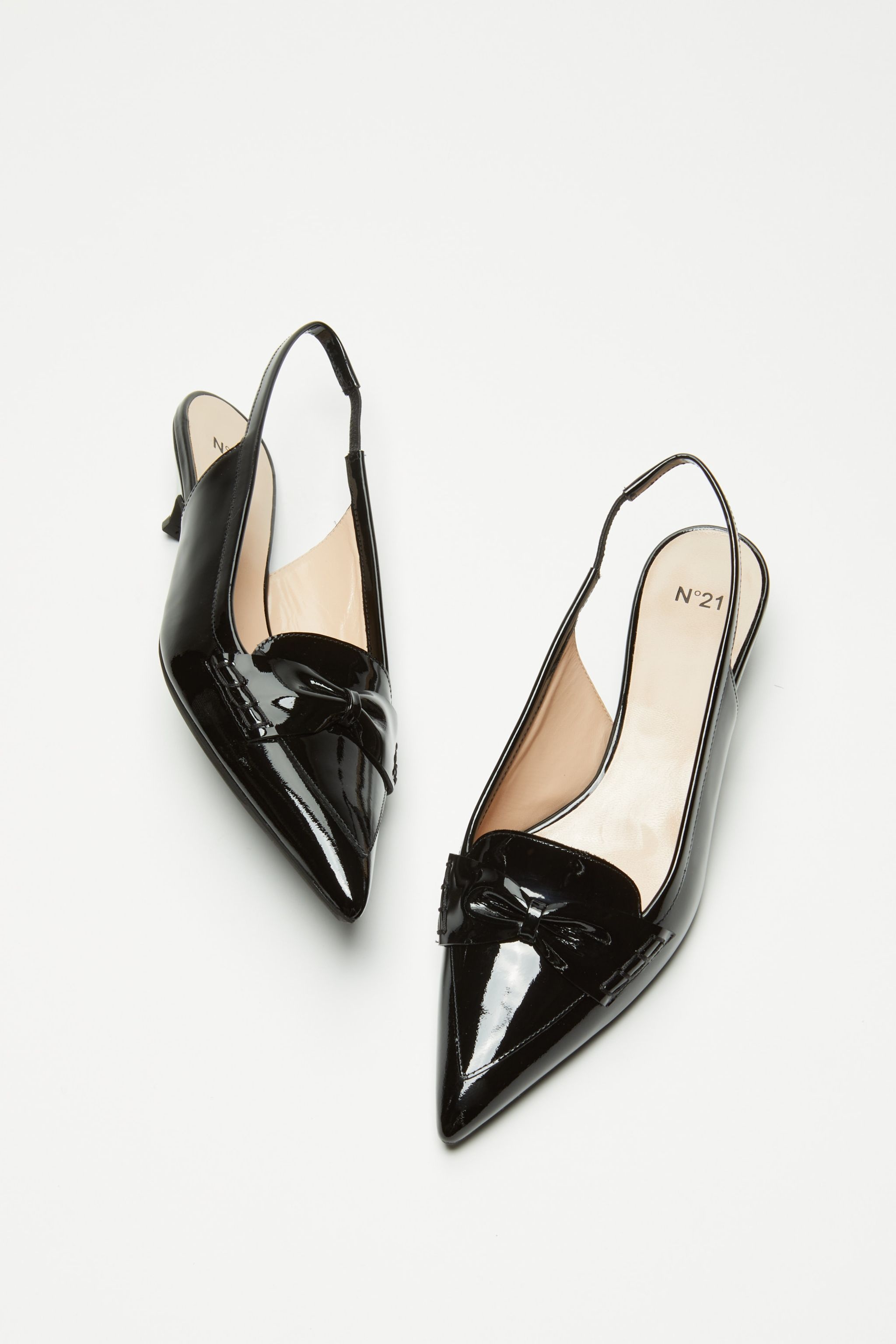BOW-EMBLLISHED SLINGBACK PUMPS - 5