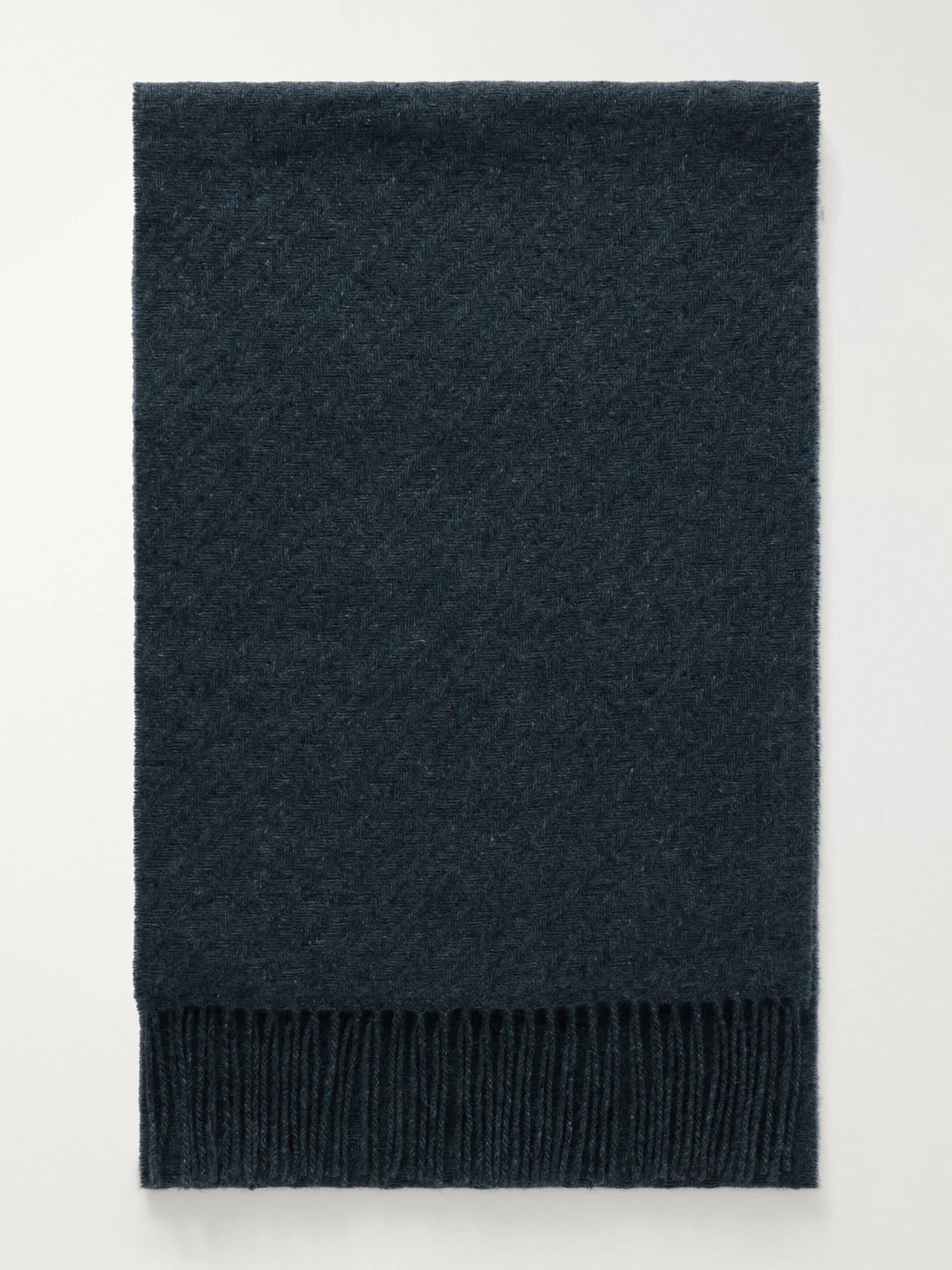 Fringed Cashmere Scarf - 1