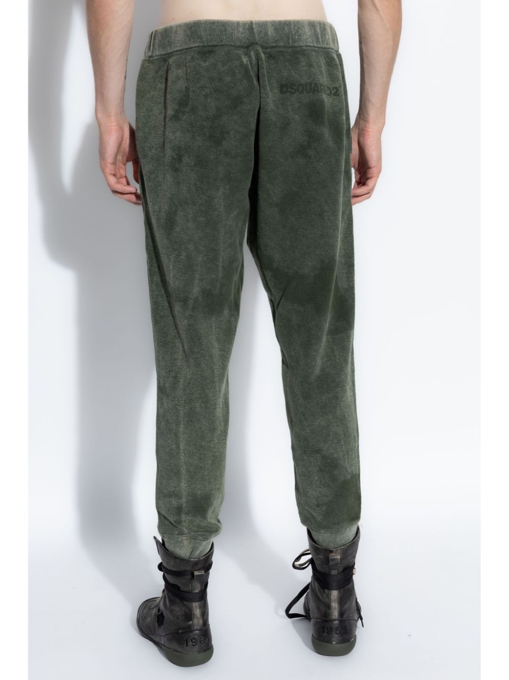logo intarsia-knit track pants - 4