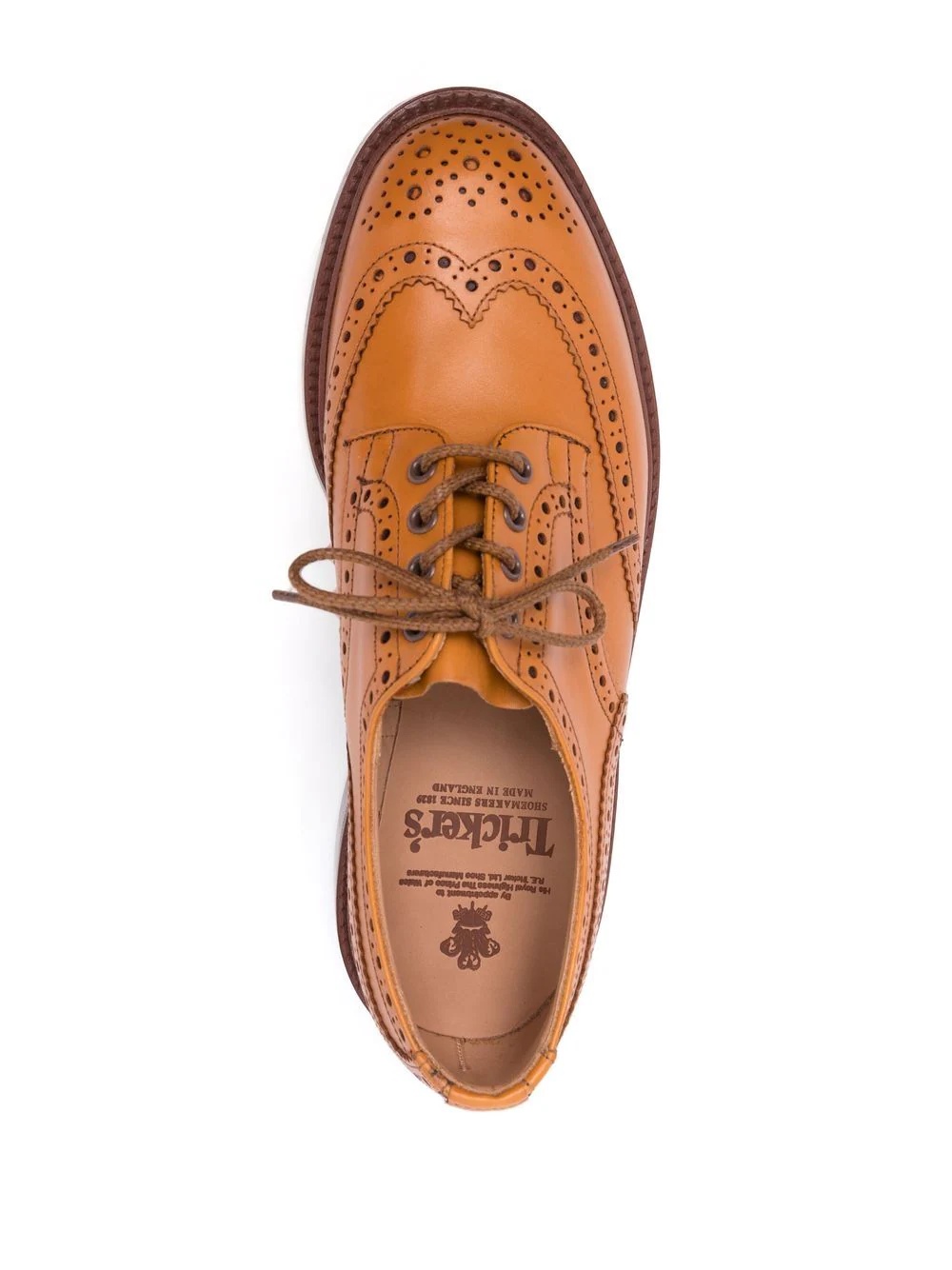 detailed leather brogues - 4