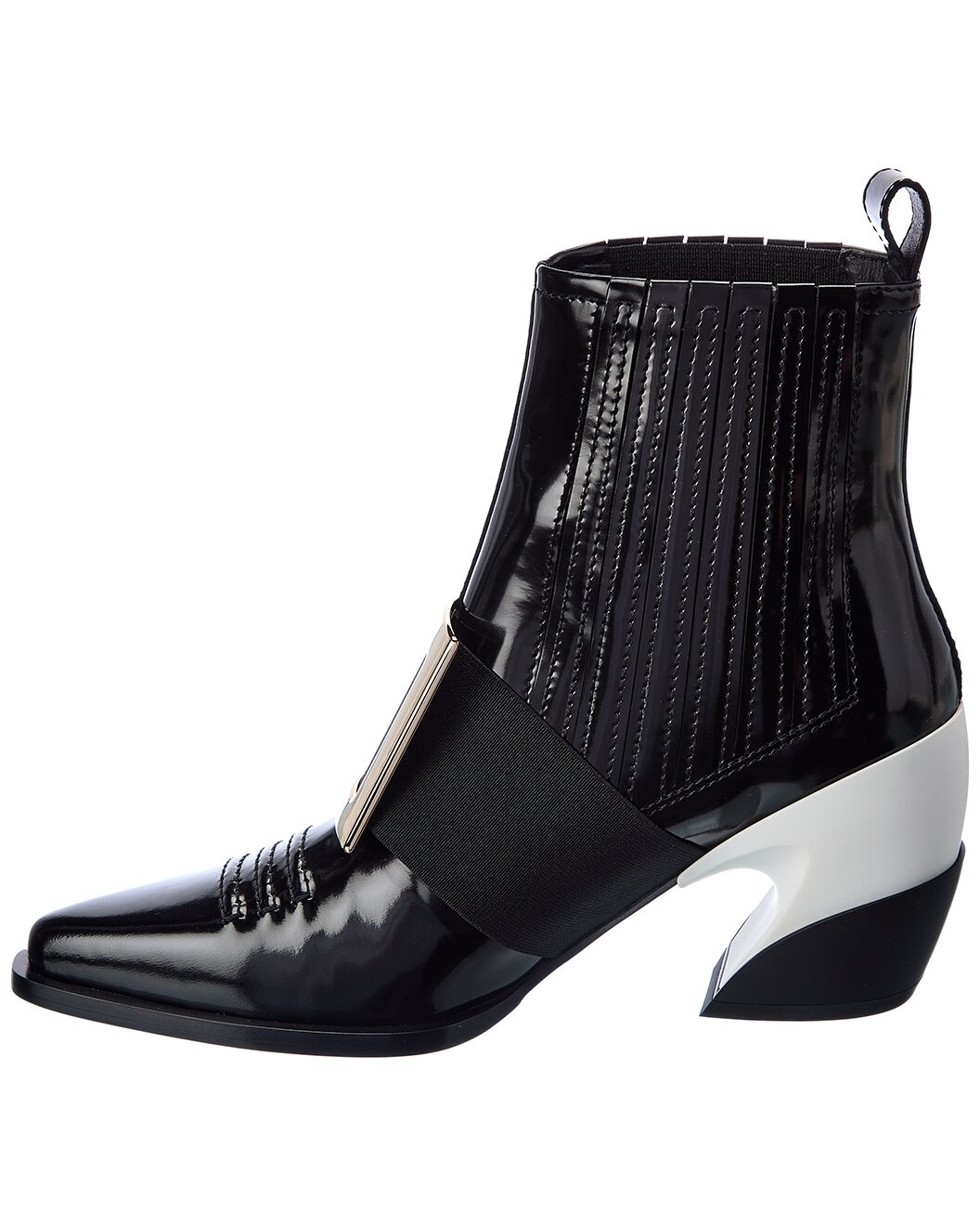 Roger Vivier Viv Tex Leather Bootie - 2