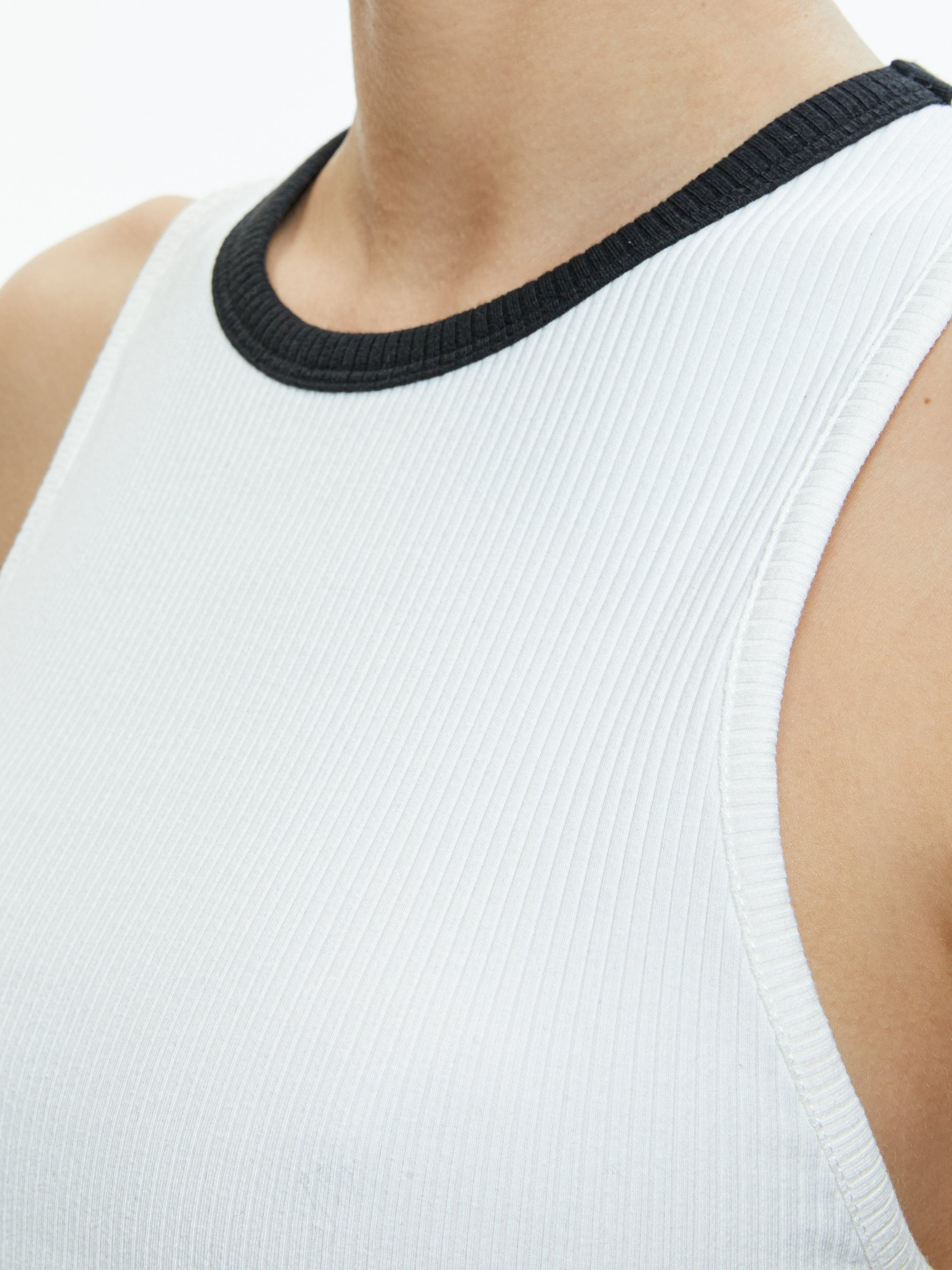 ANDRE FITTED CROPPED TANK - 4