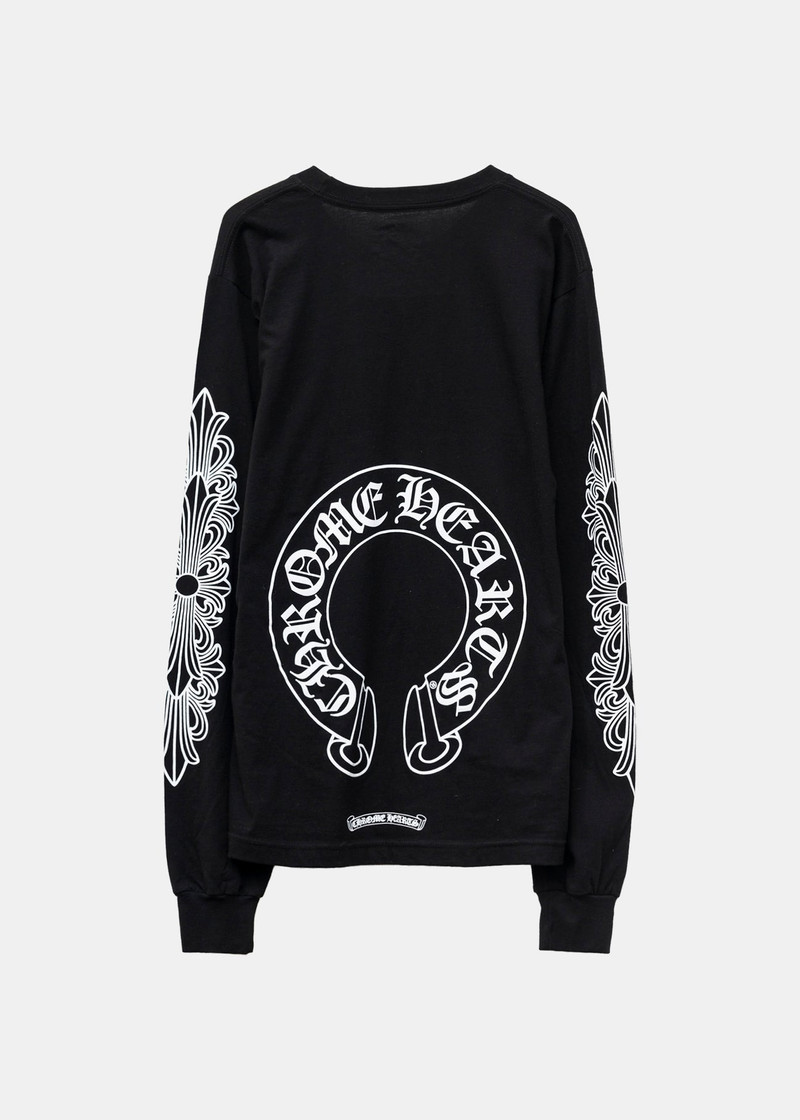 Chrome Hearts Cream Henley Open Leg Thermal Sweatpants 2