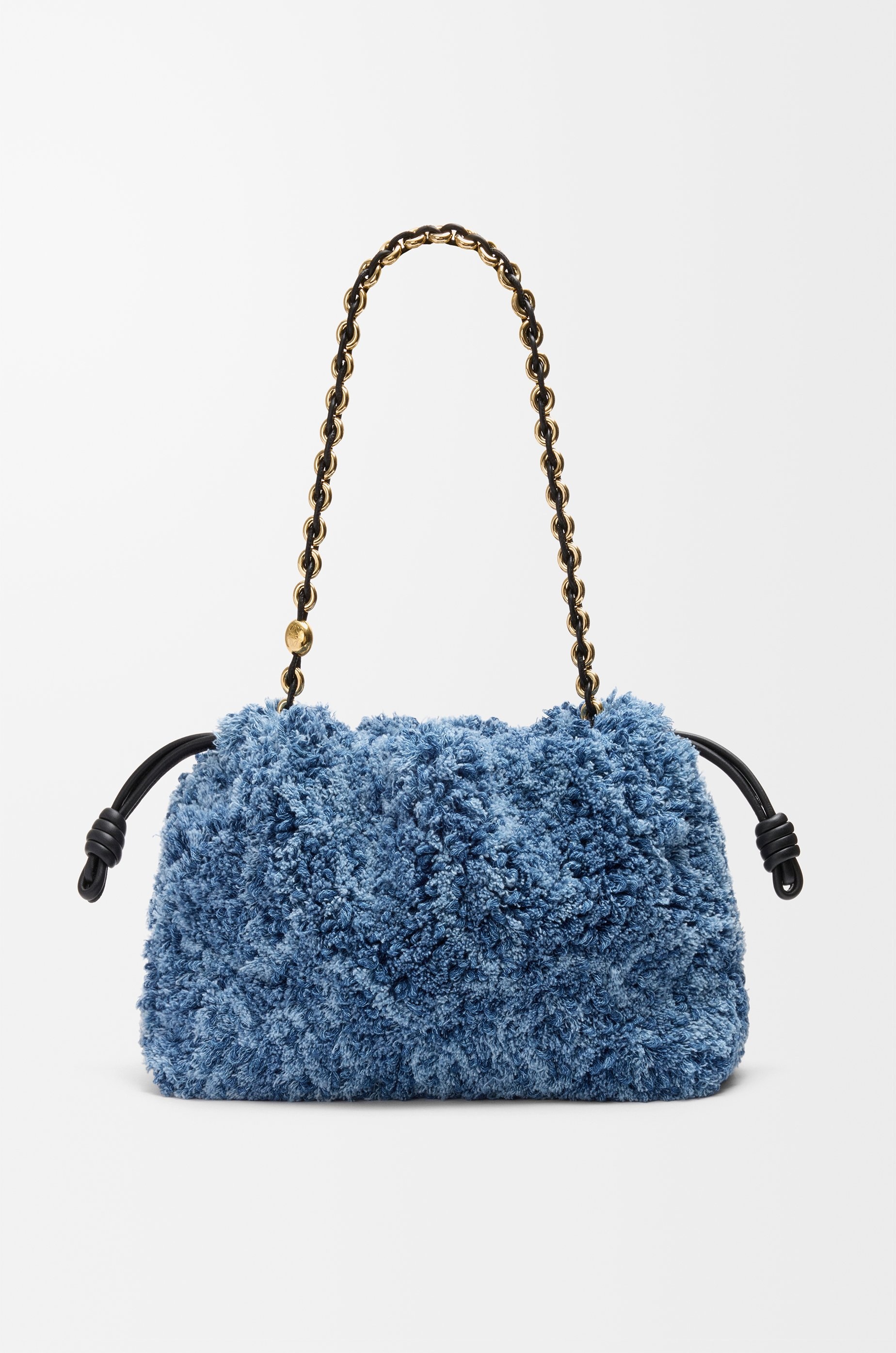 Medium Flamenco purse in denim - 5