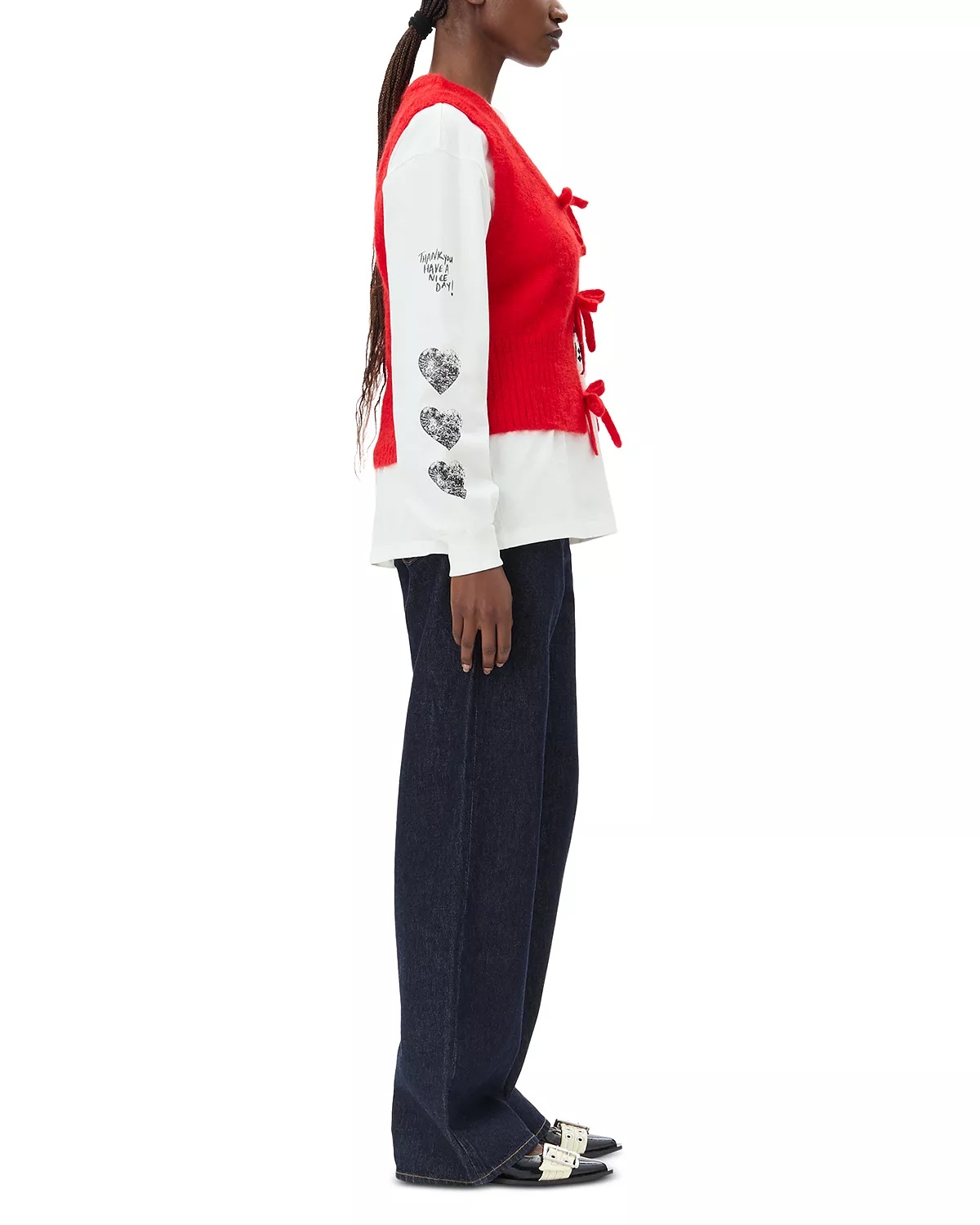 Tie Front Vest - 4