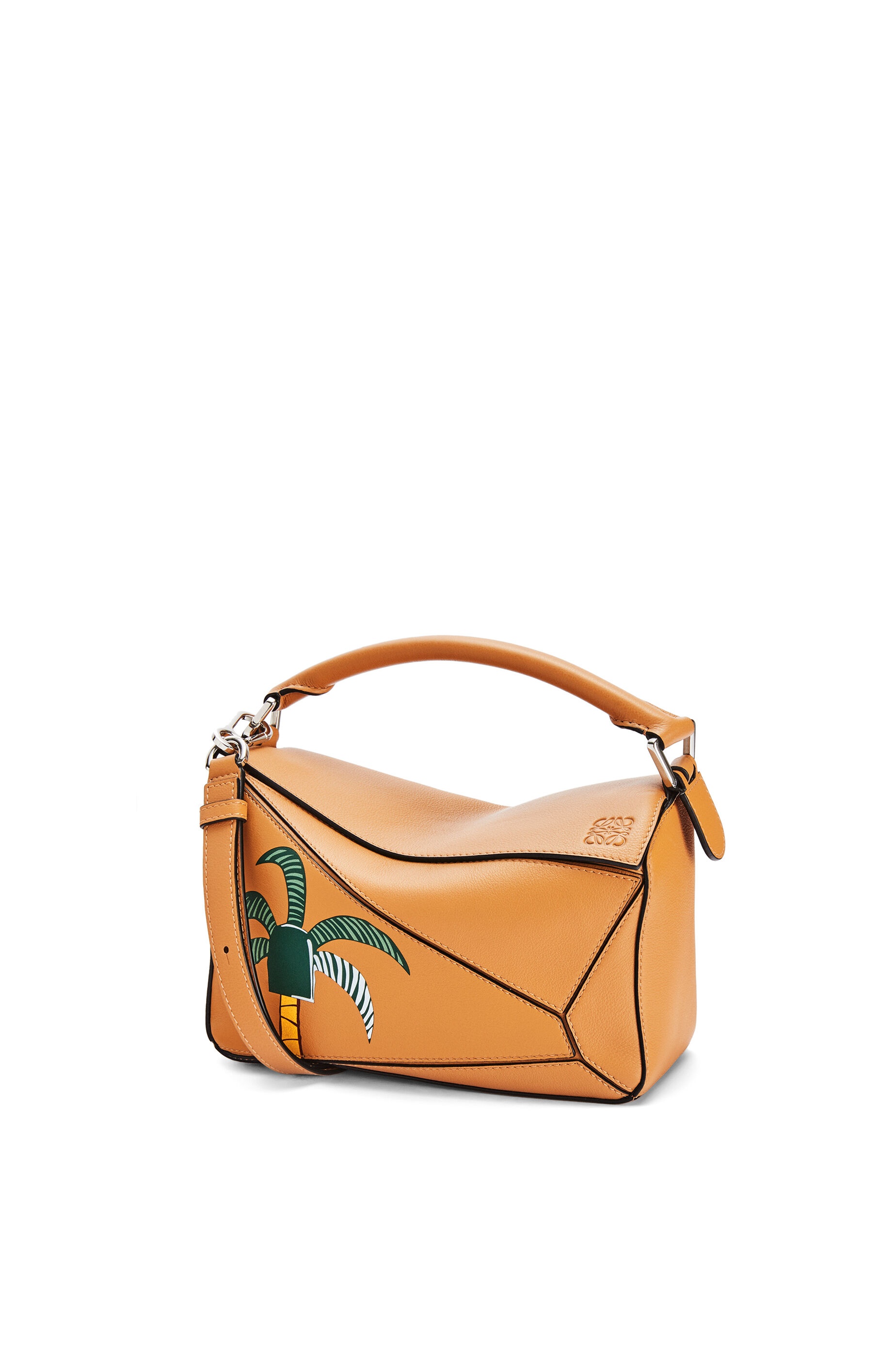 Small La Palme Puzzle bag in classic calfskin - 1