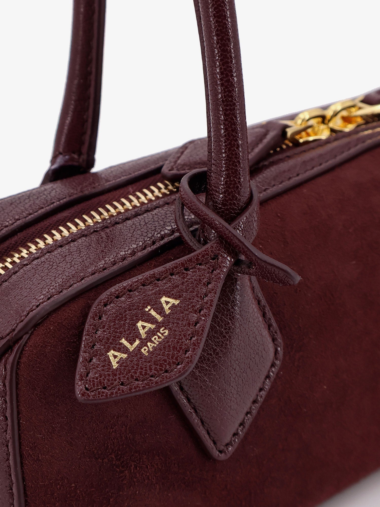 Alaia Teckel Small Suede Shoulder Bag - 5